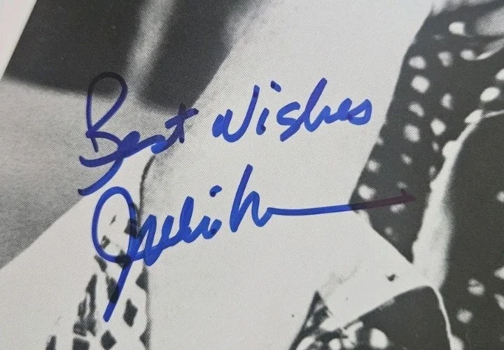 Julie London — Julie London signed vintage early 8"x10" photo, "Emergency" actress and singer, изображение 2
