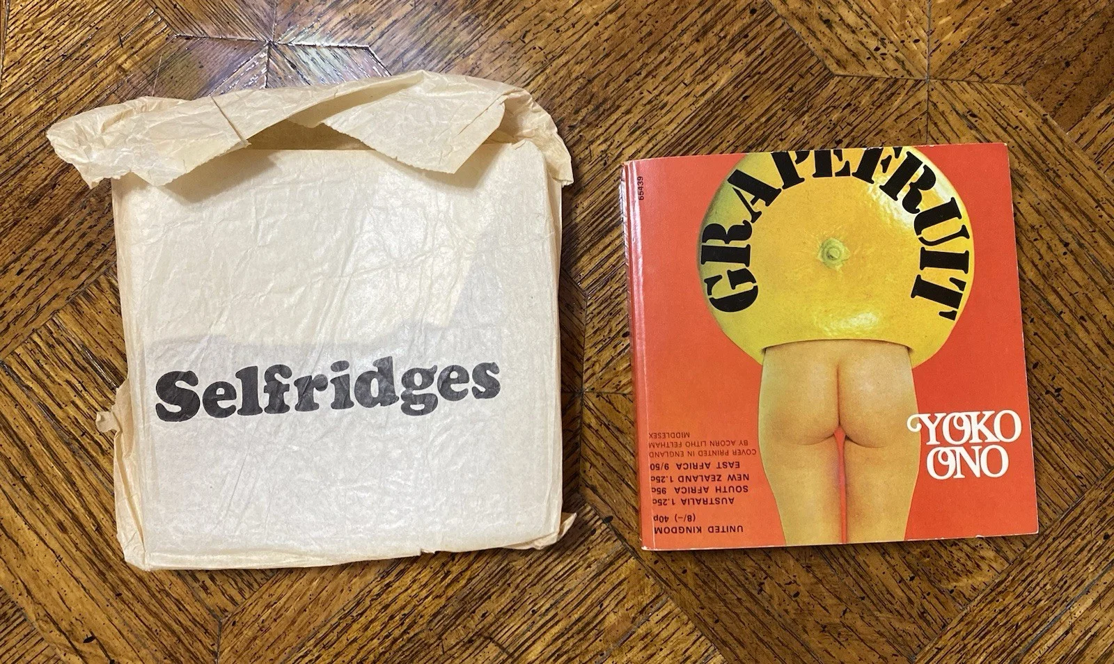 1971 John Lennon & Yoko Ono Autographed Grapefruit Book Signed In Person Beatles, image 3