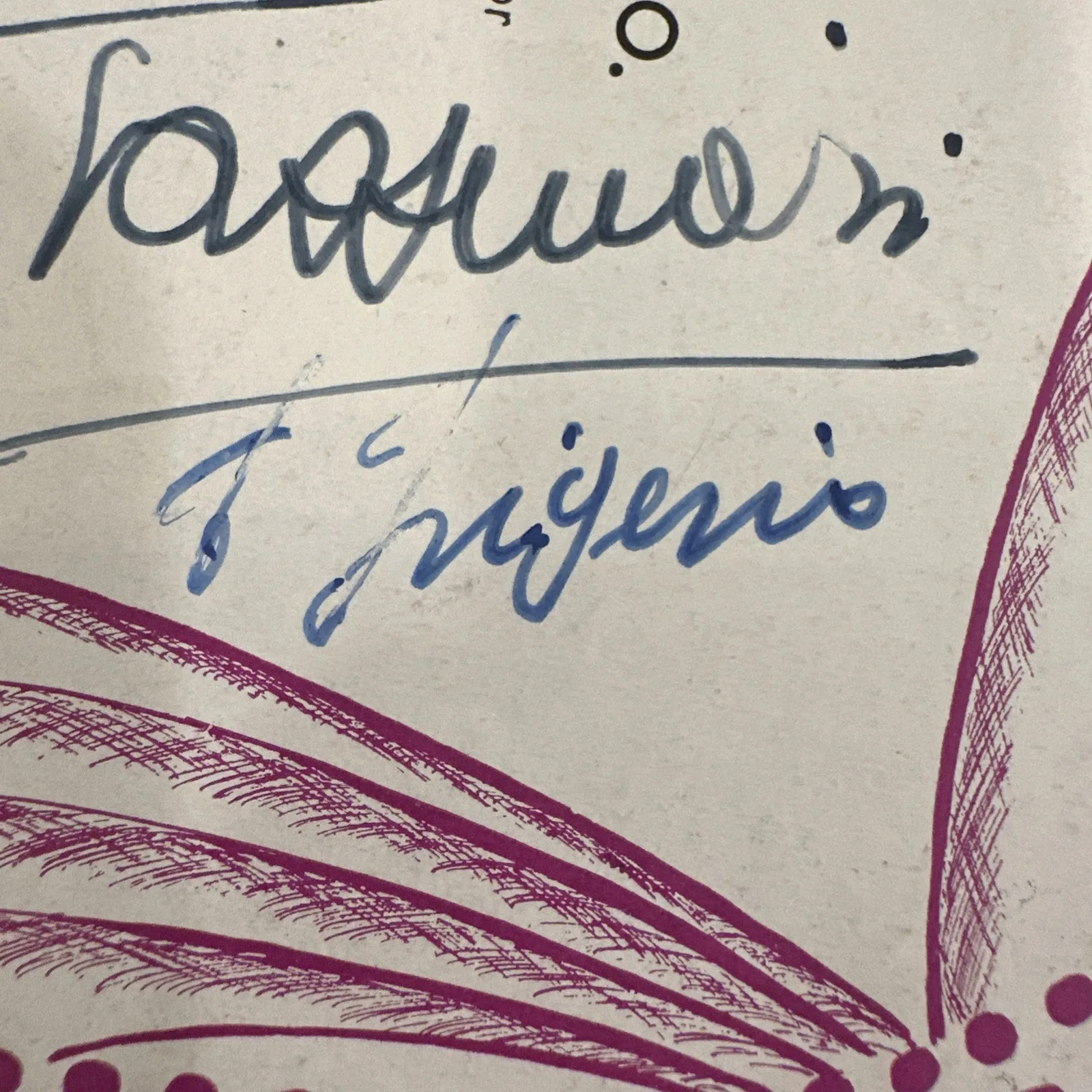 1948 LA TOSCA Playbill Signed Tagliavini, Tassinari & Frigerio RARE OPERA ITEM!!, изображение 4