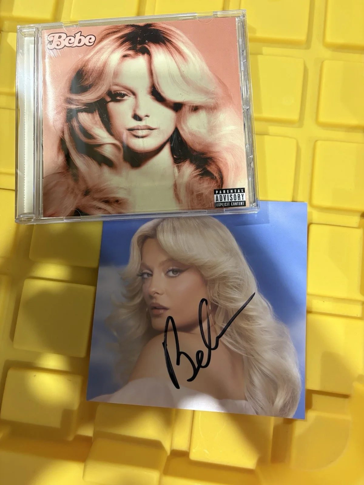 Bebe Rexha SIGNED “Bebe” CD, image 3
