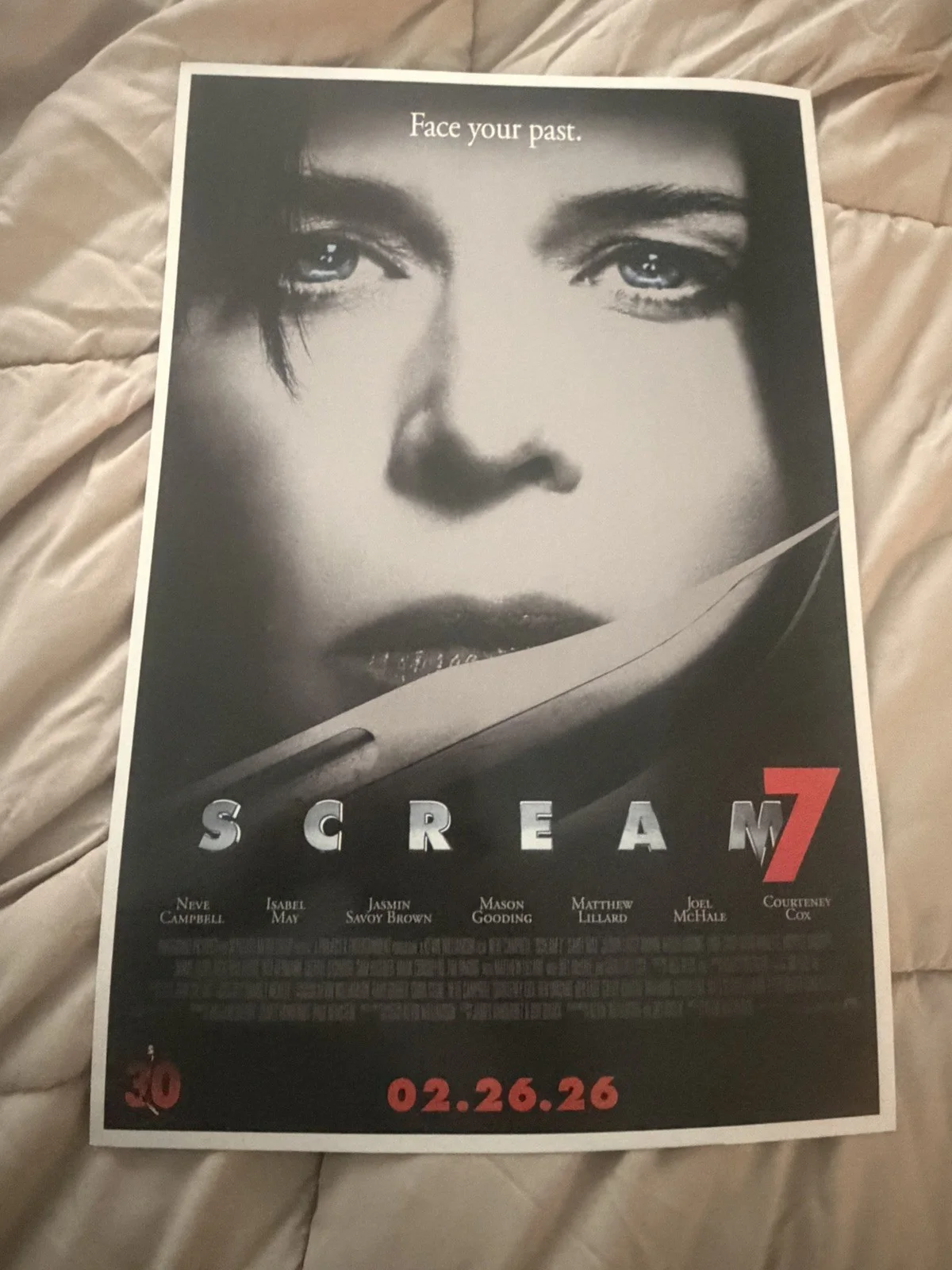 Ethan Embry — Ethan Embry Signed 11x17 Poster Ghostface Scream 7 JSA Authentication 2 posters, image 5