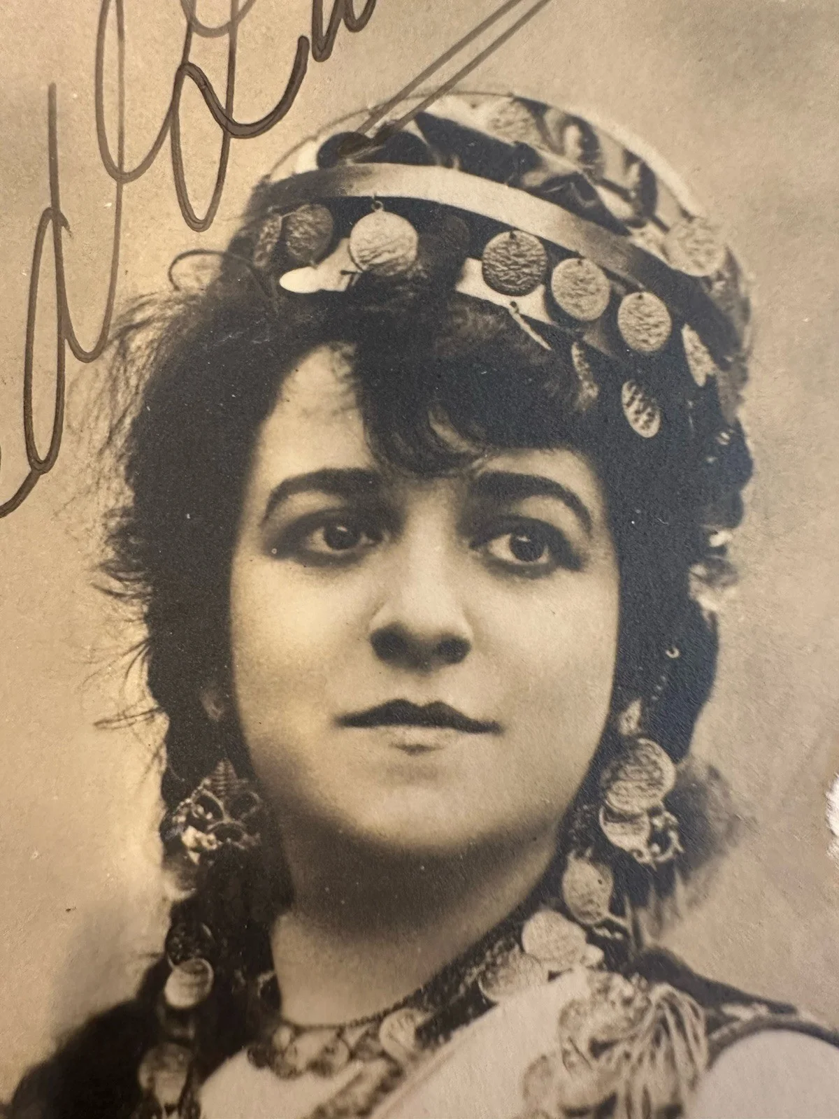 Mezzo-Soprano ZELIE DE LUSSAN Autograph Signed Opera Postcard 1903, image 3