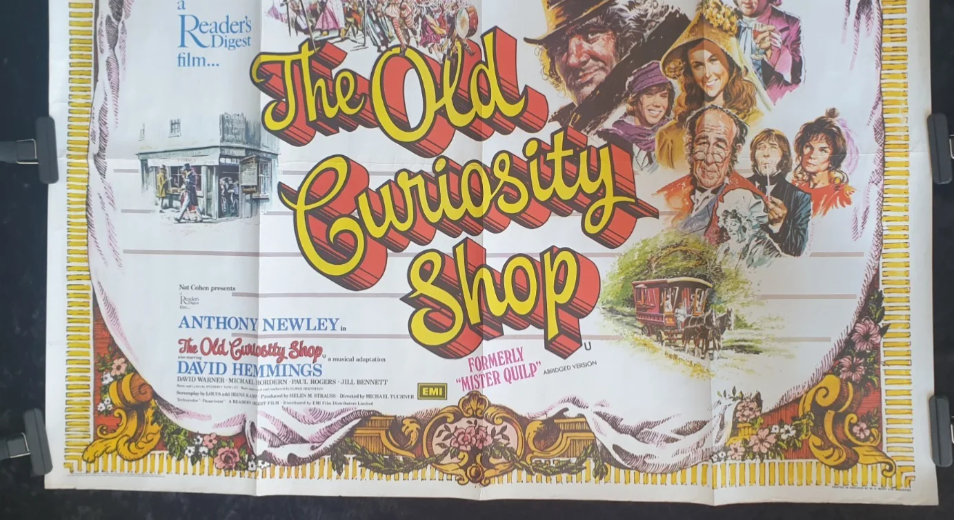 Old Curiosity Shop Original UK Quad Poster 39x30 Anthony Newley Hemmings, изображение 2