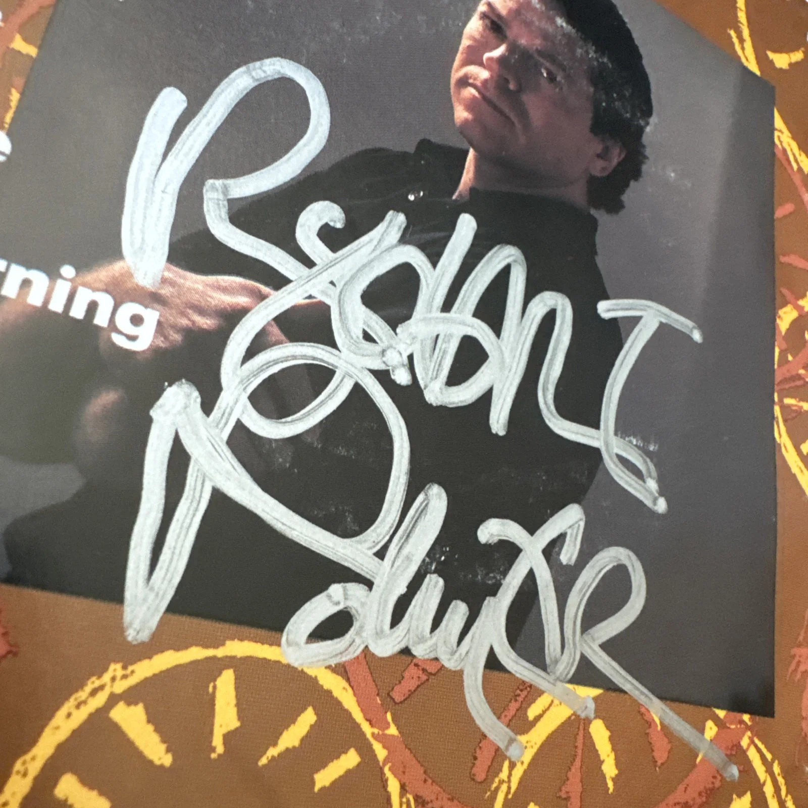 Robert Palmer Signed Early In The Morning 7" Vinyl Record Rare Autograph, image 2