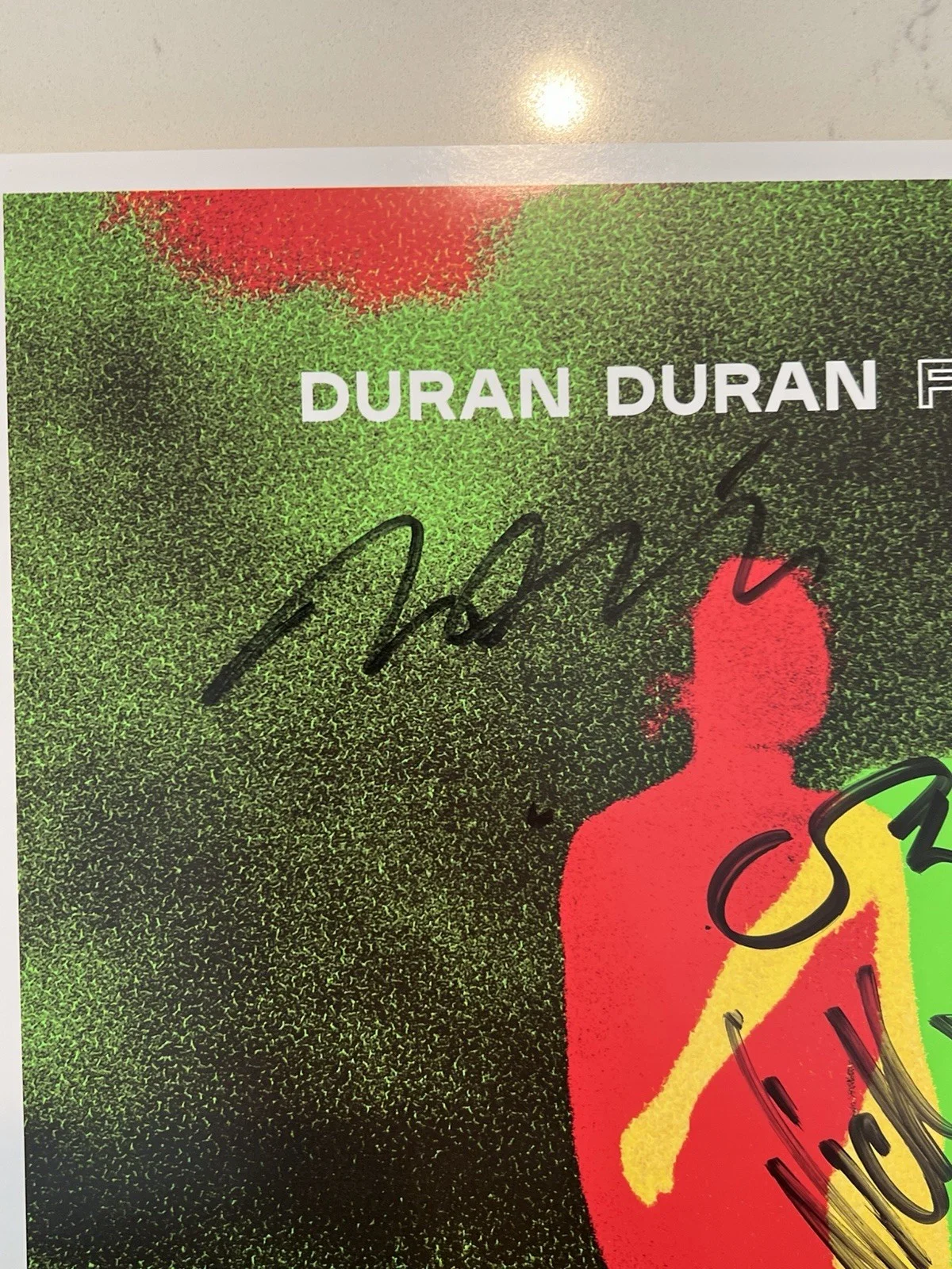 Duran Duran Hand Signed Vinyl Print Plus Album Future Past AUTOGRAPHED #1, image 3