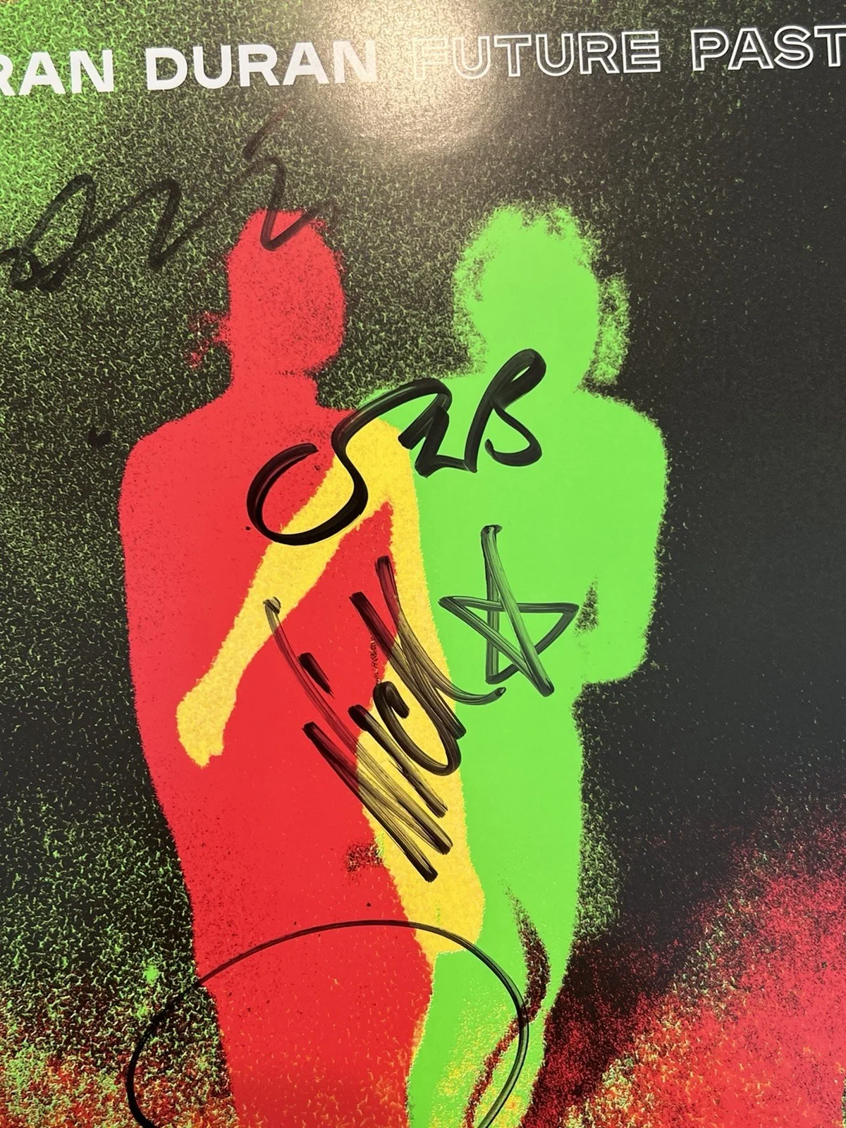 Duran Duran Hand Signed Vinyl Print Plus Album Future Past AUTOGRAPHED #1, image 4