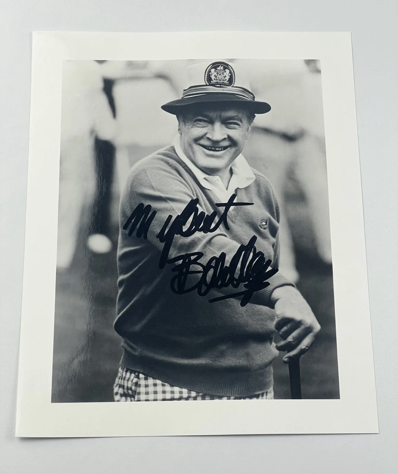 Bob Hope — Bob Hope Signed Autographed 8x10 Photo - Comedian Actor