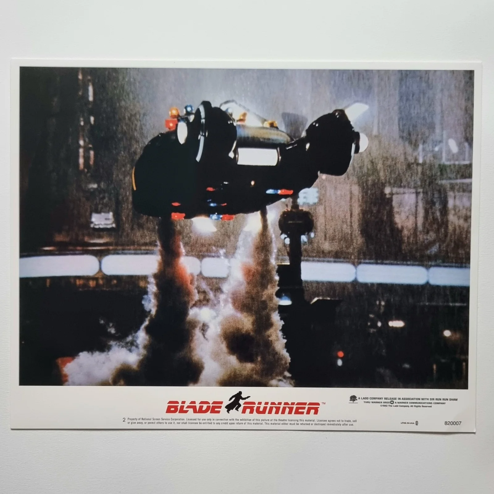 Original BLADE RUNNER 1982 Lobby Cards 11 x 14 SET OF 8 Harrison Ford Sean Young, изображение 3