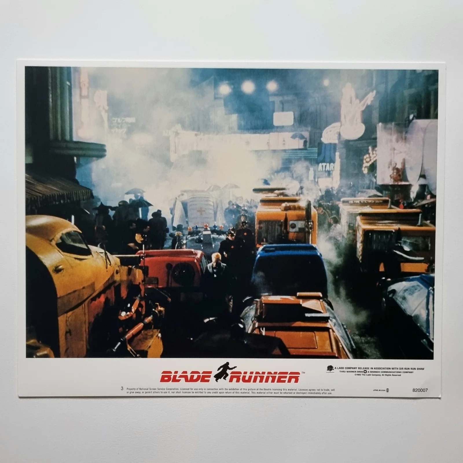 Original BLADE RUNNER 1982 Lobby Cards 11 x 14 SET OF 8 Harrison Ford Sean Young, изображение 4