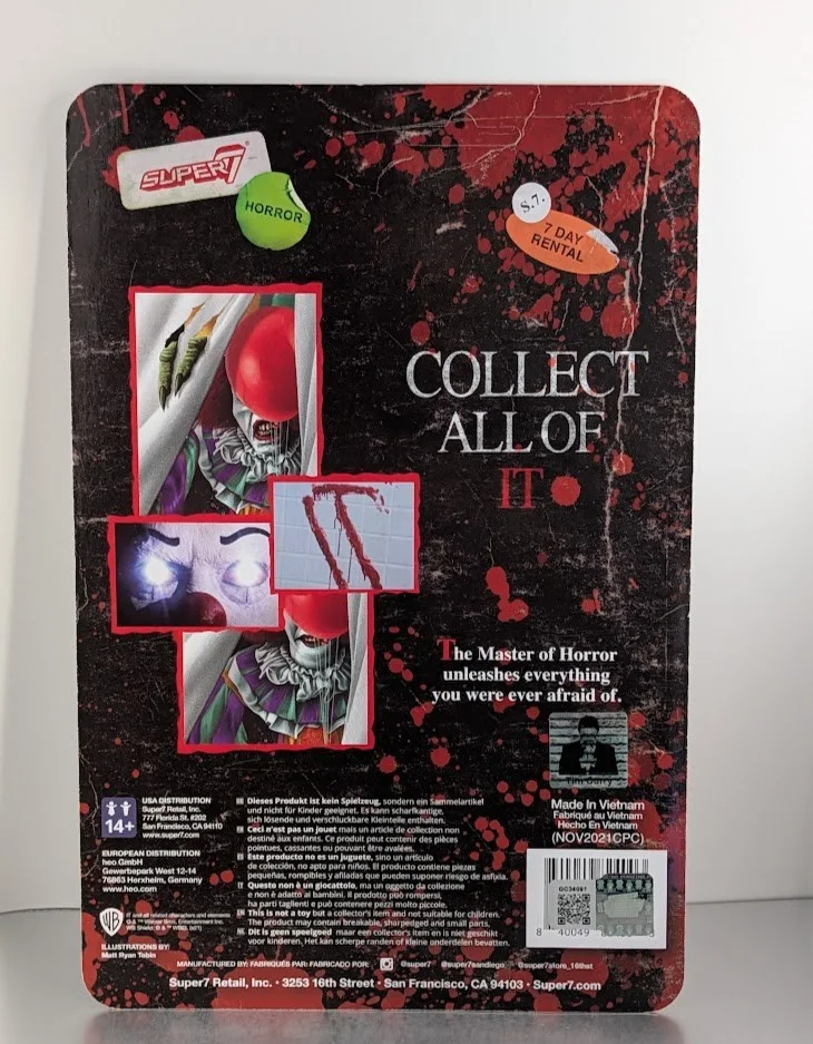 Tim Curry — Tim Curry Autographed Signed Pennywise IT Super 7 ReAction Horror Figure, image 2