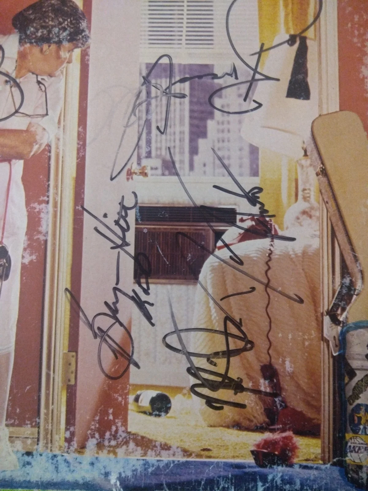 REO SPEEDWAGON signed "GOOD TROUBLE" Full Band 1997. Album Cover., изображение 2