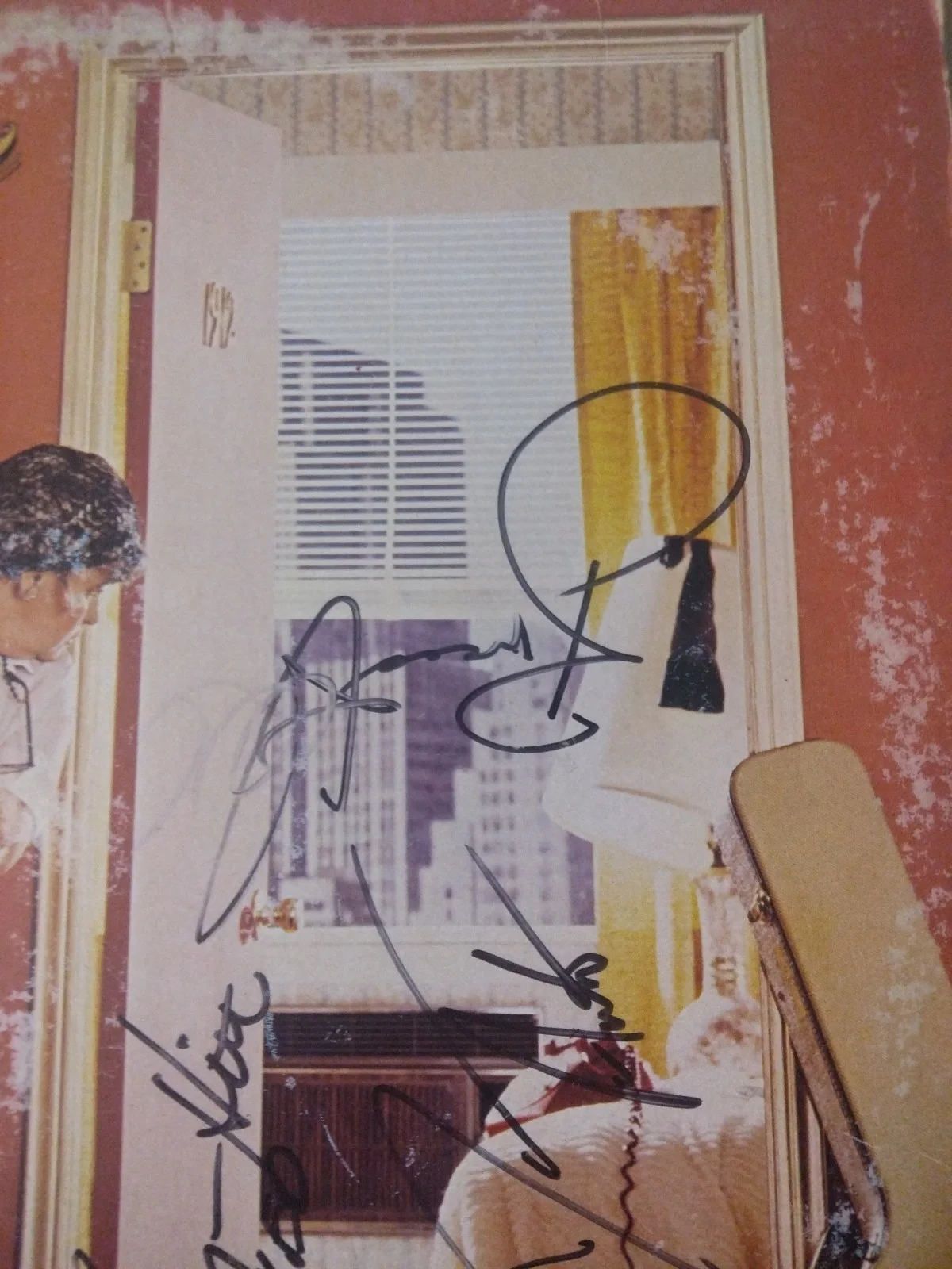 REO SPEEDWAGON signed "GOOD TROUBLE" Full Band 1997. Album Cover., изображение 3