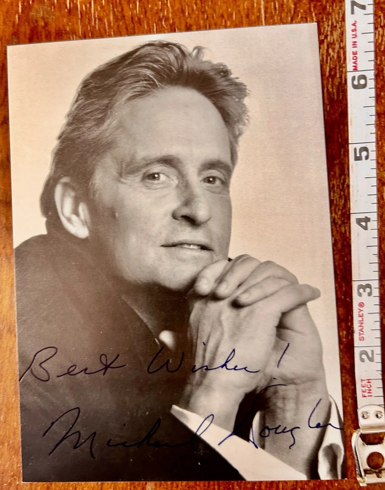 Michael Douglas — Michael Douglas Autograph Signed 5x7 Photo Hollywood Legend Wall Street Star, изображение 2