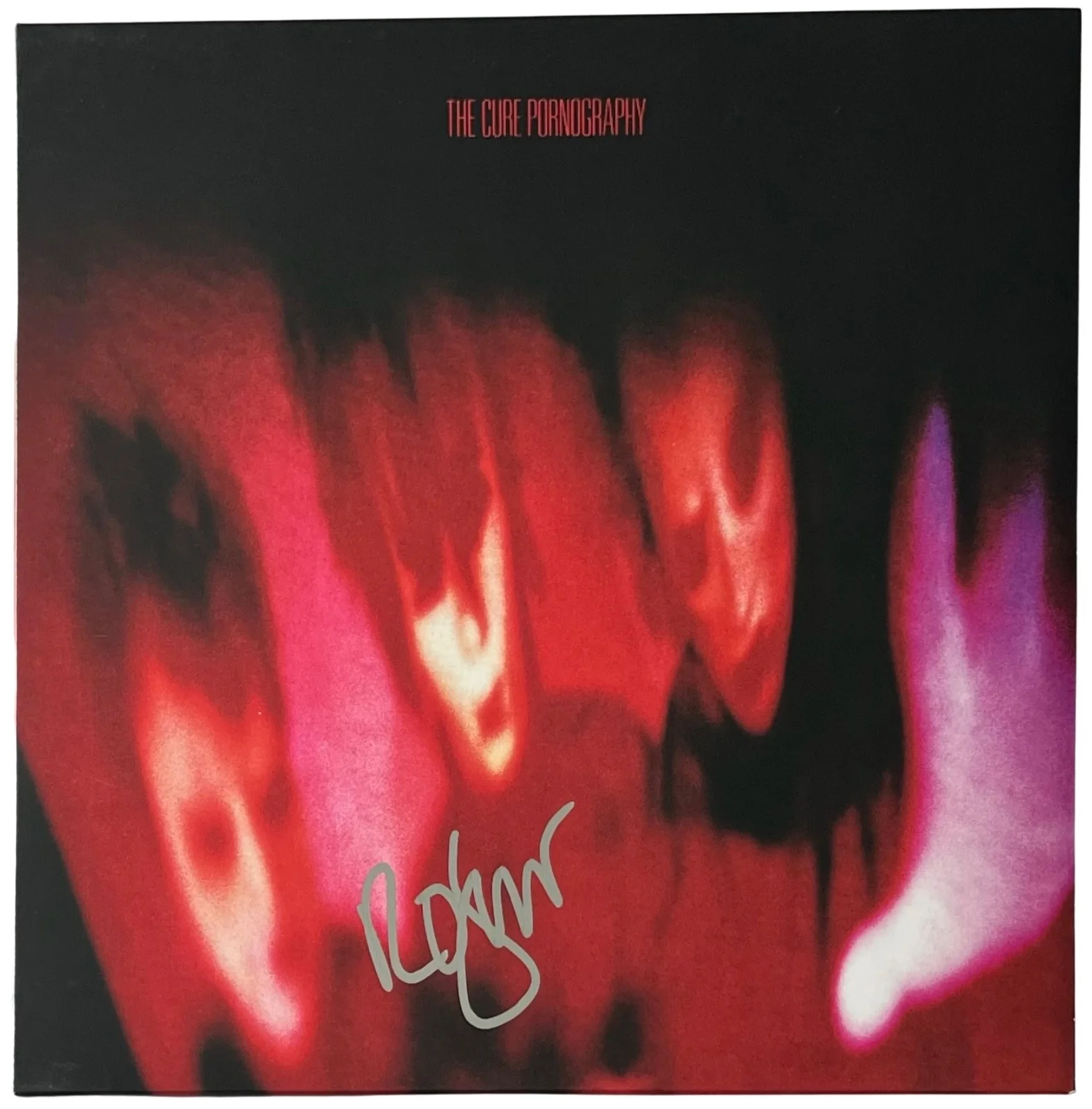 Robert Smith Signed The Cure Pornography Vinyl Record JSA LOA ZZ61314, image 3