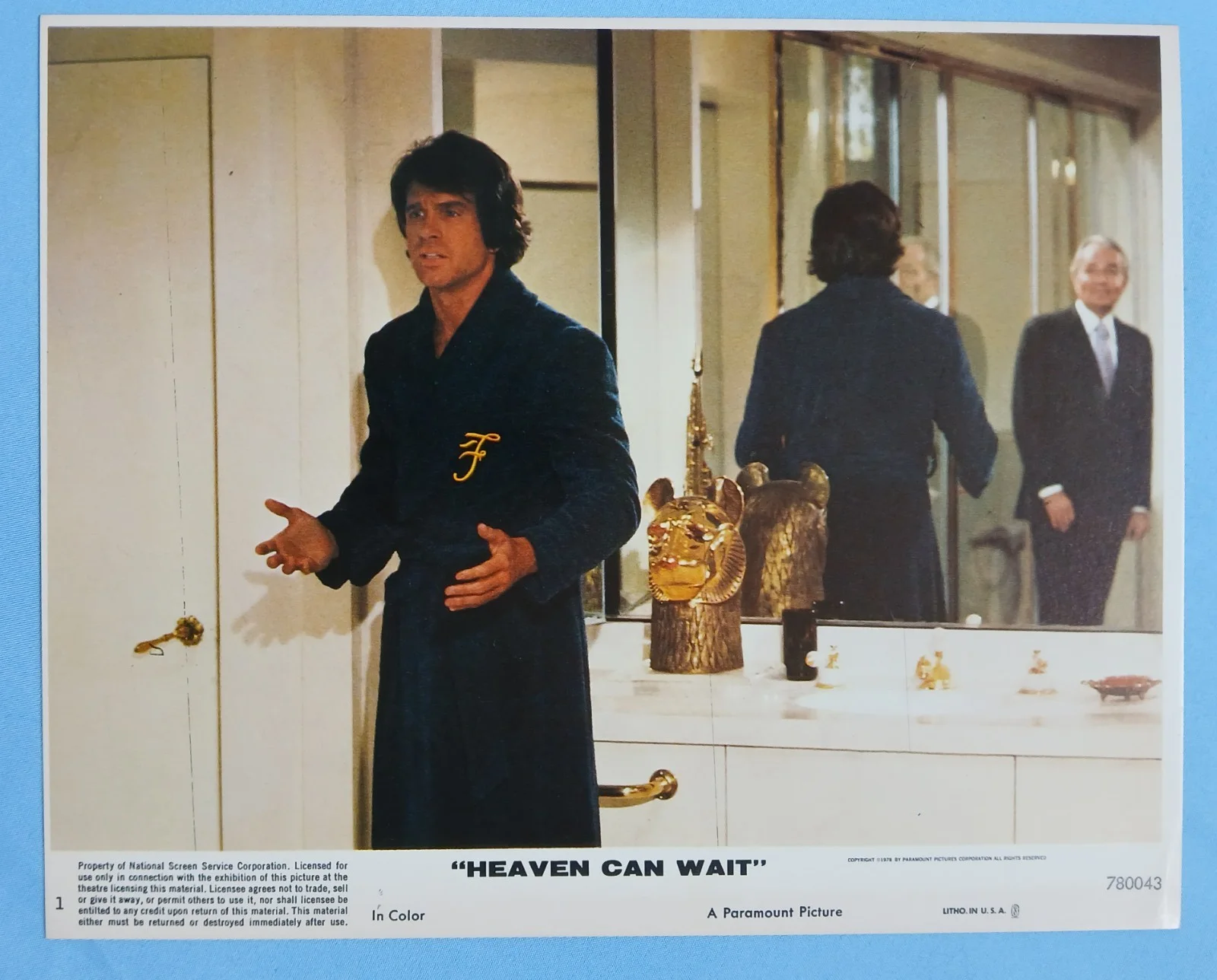 HEAVEN CAN WAIT (1978) original set 8 US 8"x10" colour lobby card stills, изображение 2