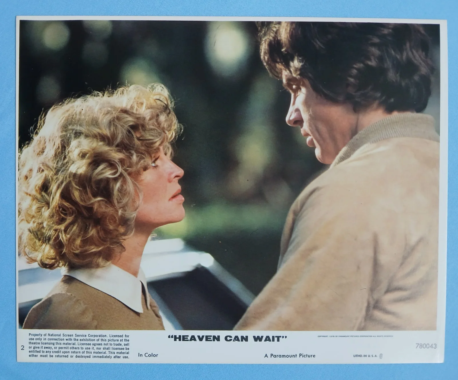 HEAVEN CAN WAIT (1978) original set 8 US 8"x10" colour lobby card stills, изображение 4