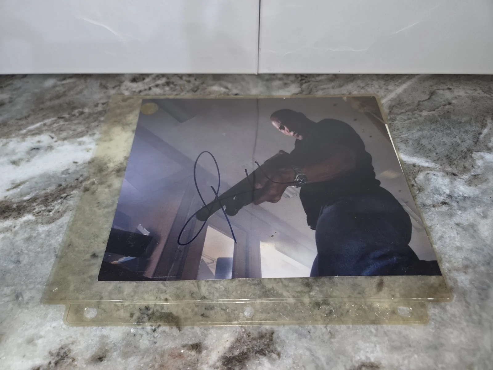 The Rock — The Rock Autographed Original 8x10 Movie Photo Celebzyme Authenticated, image 2