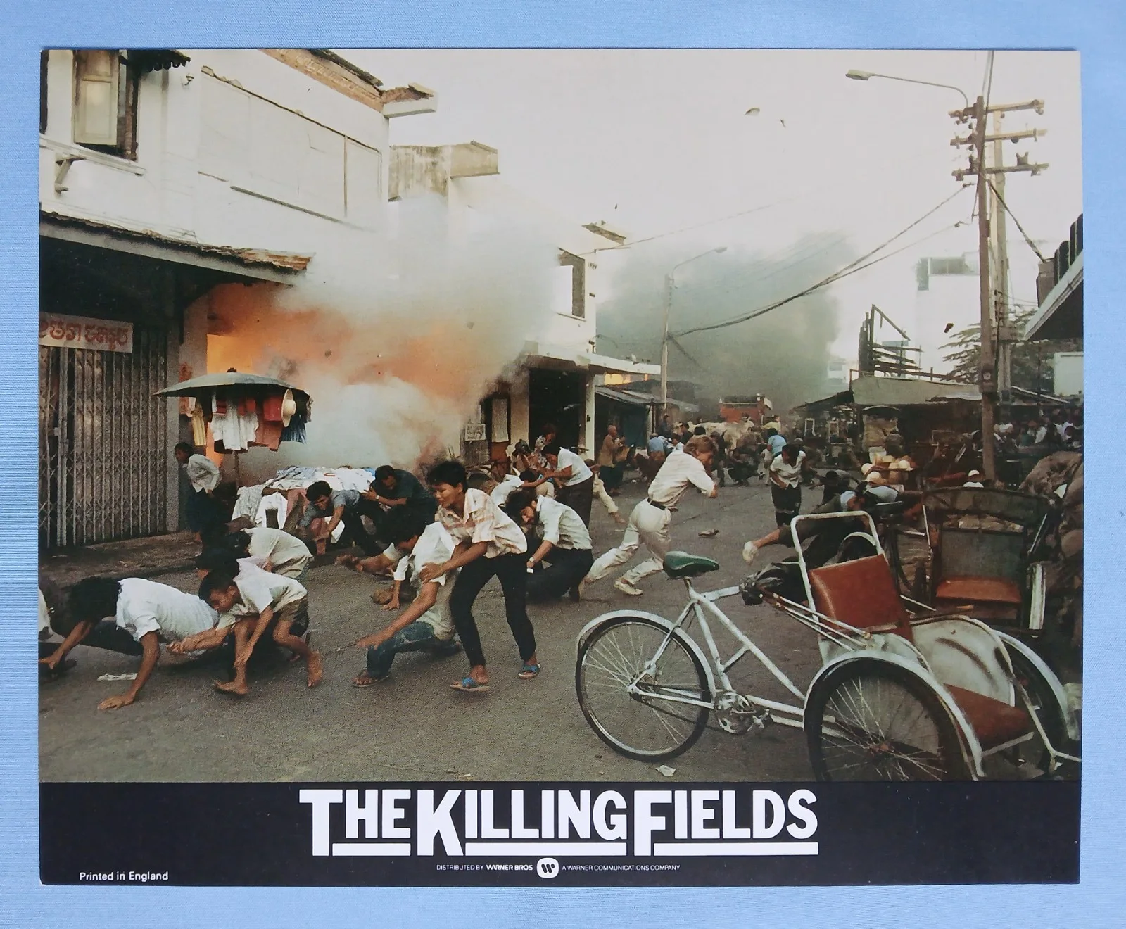 THE KILLING FIELDS (1984) rare original set 8 UK front of house lobby cards, изображение 2