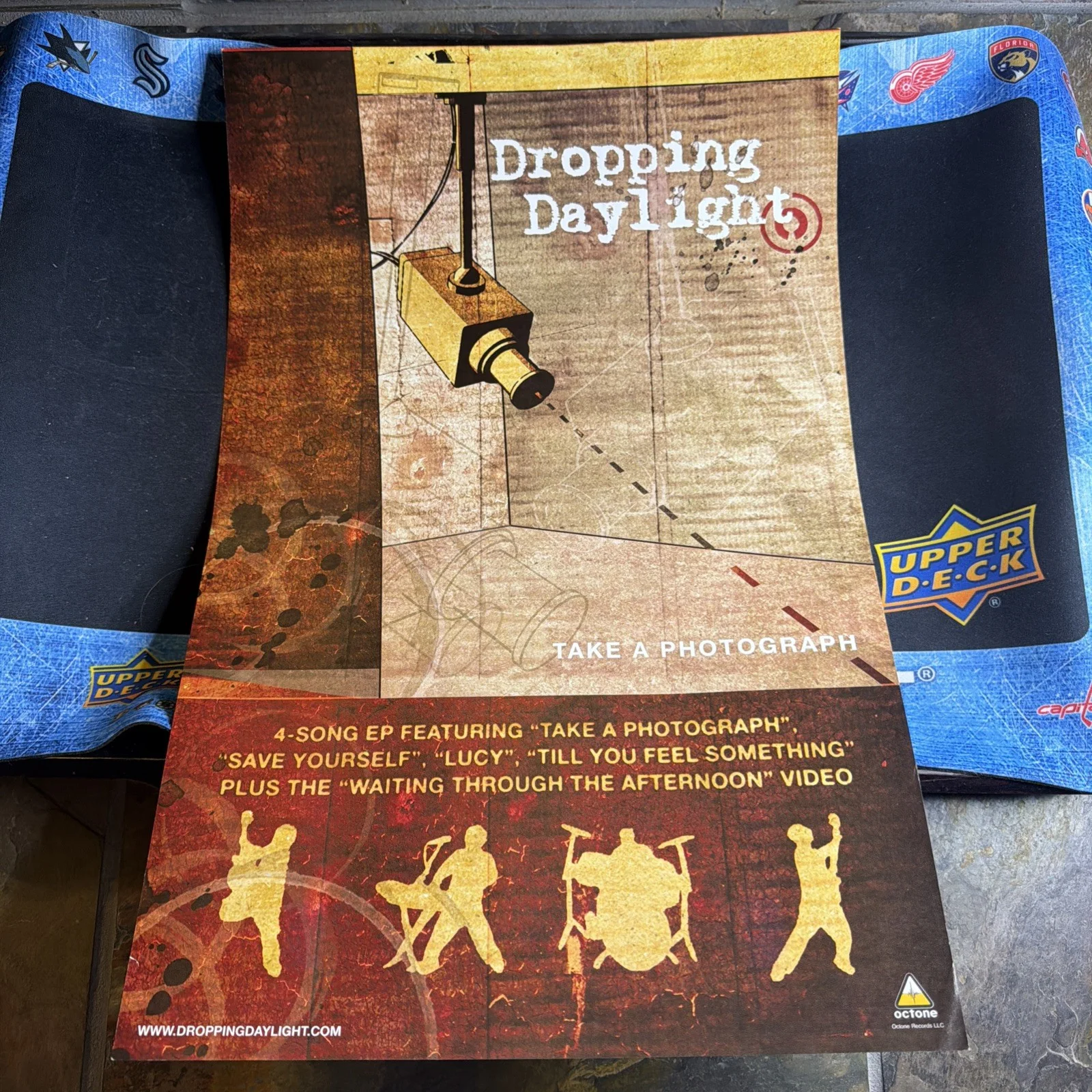 Dropping Daylight Autographed Promotional Poster Signed In Person, image 2