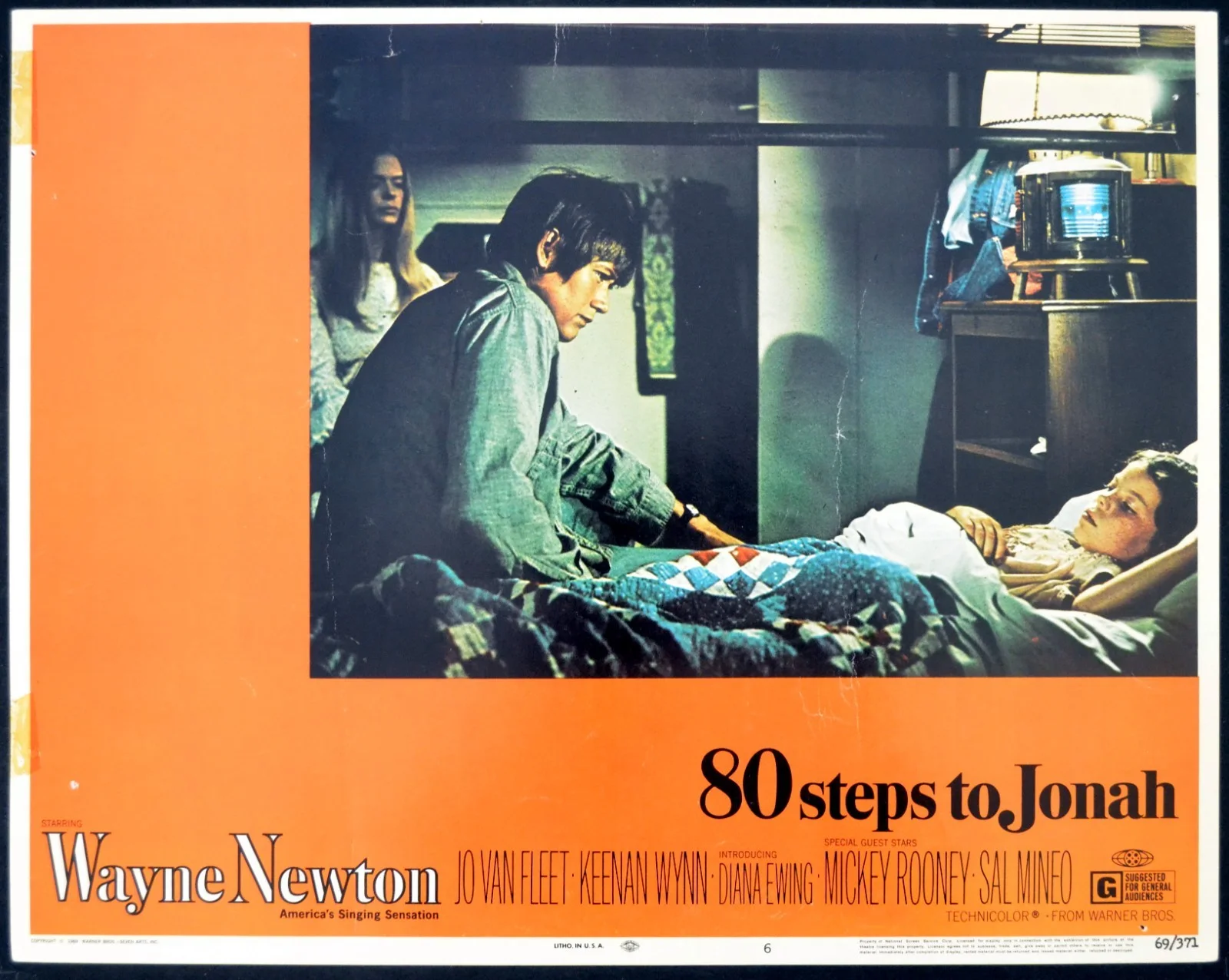 80 STEPS TO JONAH 1969 Wayne Newton, Mickey Rooney, Jo Van Fleet 3 LOBBY CARDS, изображение 3