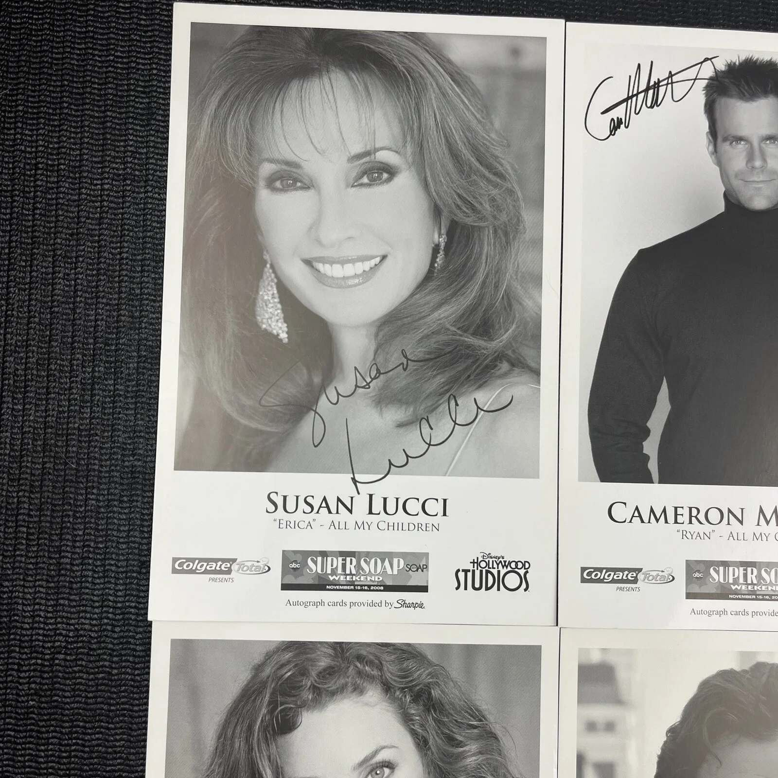 All My Children Signed Autograph Head Shot Photo Set Lot Of 12 Susan Lucci Rare, изображение 2