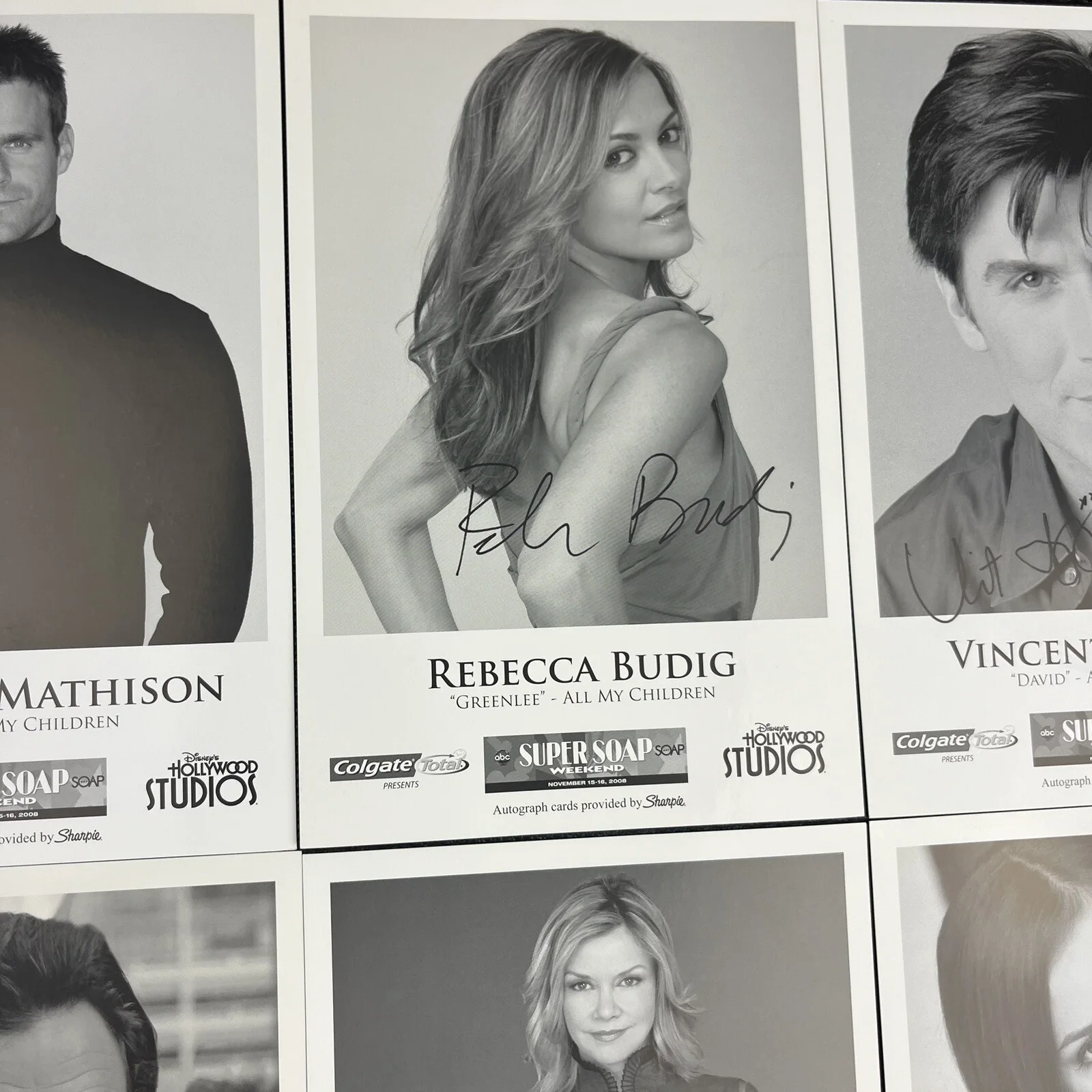 All My Children Signed Autograph Head Shot Photo Set Lot Of 12 Susan Lucci Rare, изображение 4