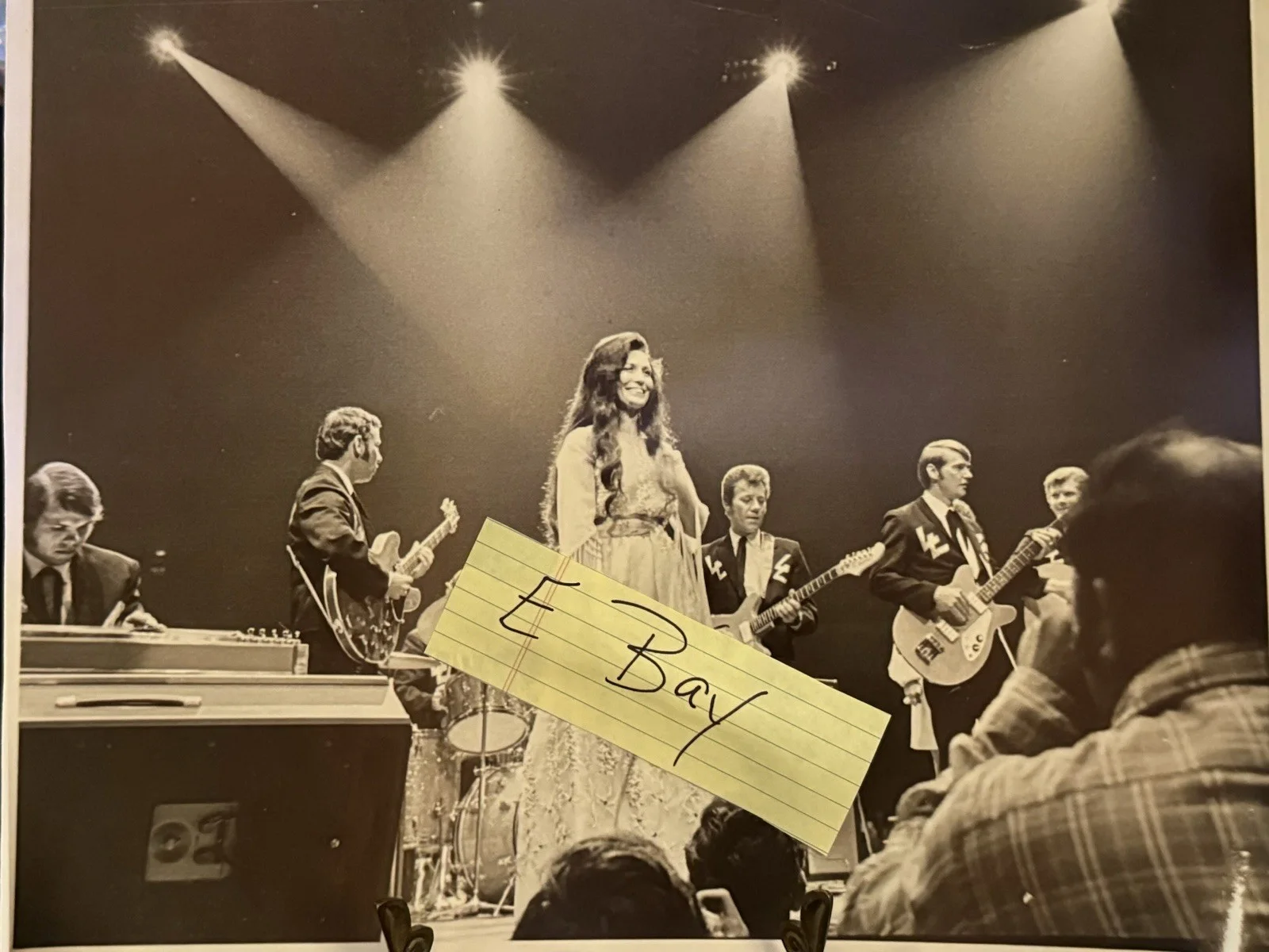 Loretta Lynn 11 X 14 B/W Concert Photo, image 3