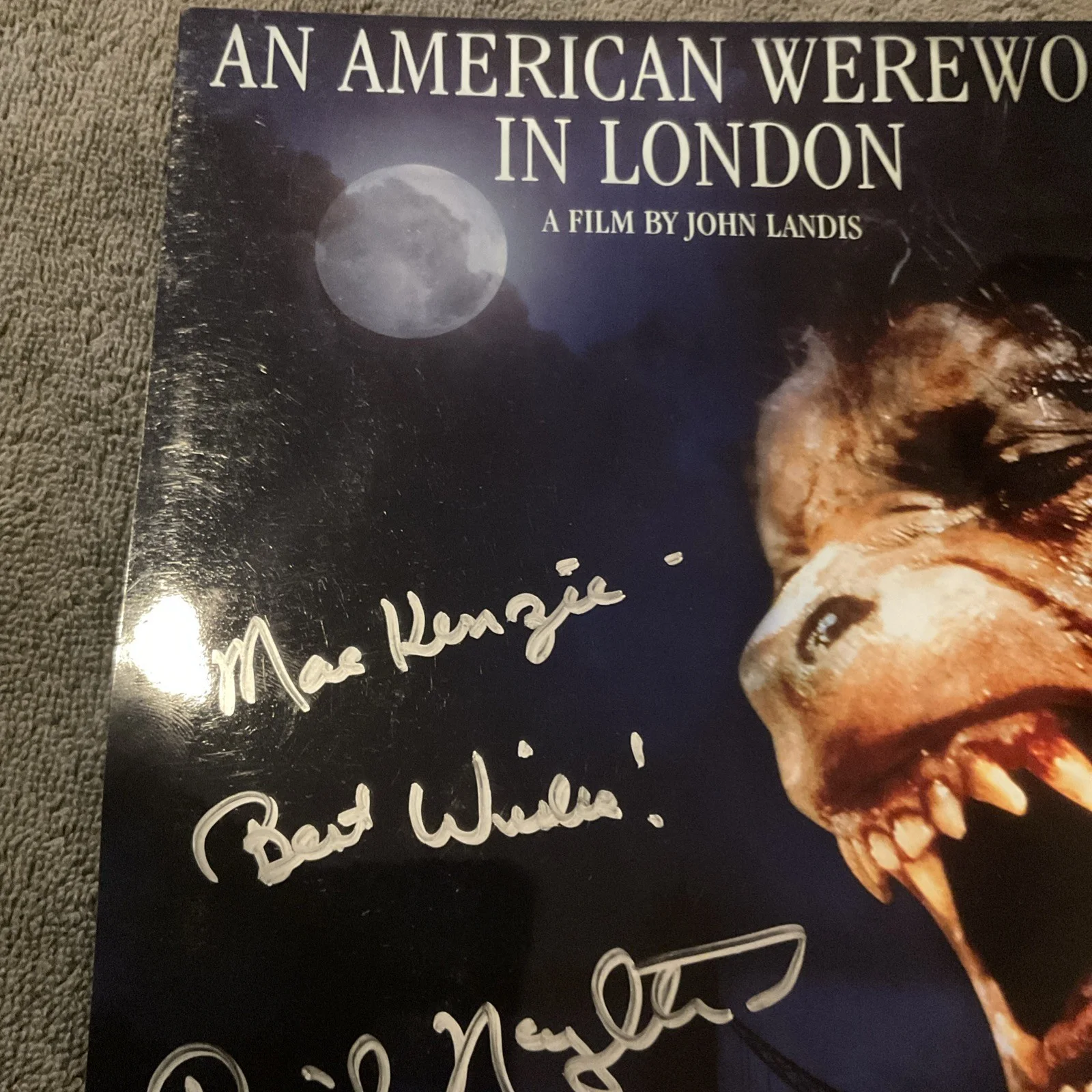 David Naughton — David Naughton Signed AN AMERICAN WEREWOLF IN LONDON 8x10 Photo No Coa, изображение 2