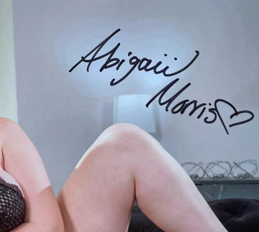 Abigail Morris — Abigail Morris hand signed 8x10 photo Adult star, image 2