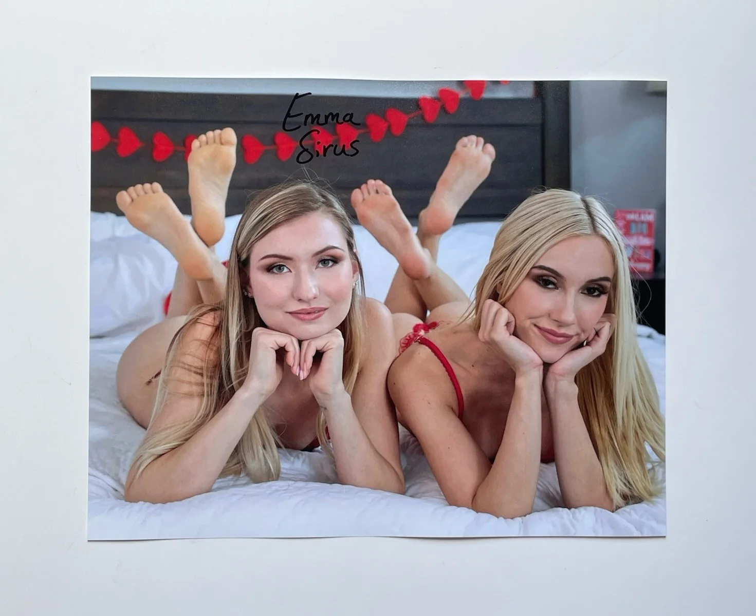 Emma Sirus — Emma Sirus hand signed authentic 8x10 photo Adult star