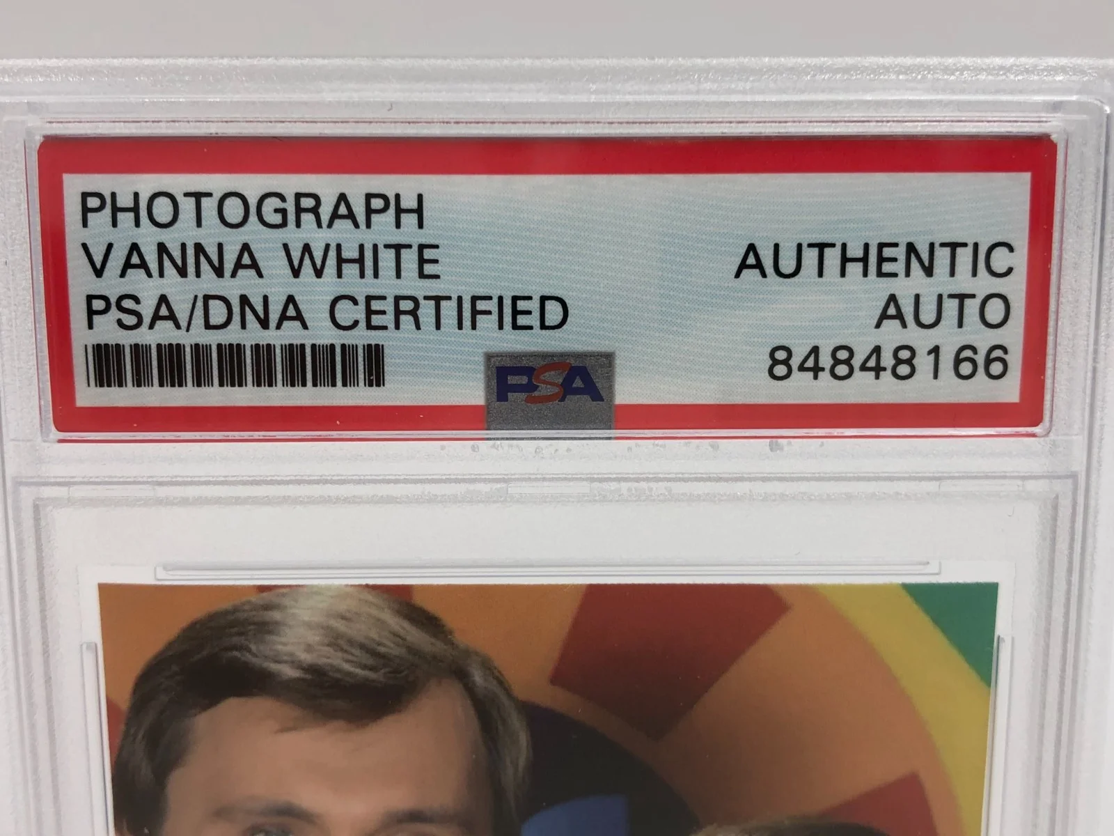 VANNA WHITE — VANNA WHITE PSA AUTO Signed Authentic Custom Card TV Host on WHEEL OF FORTUNE, изображение 2