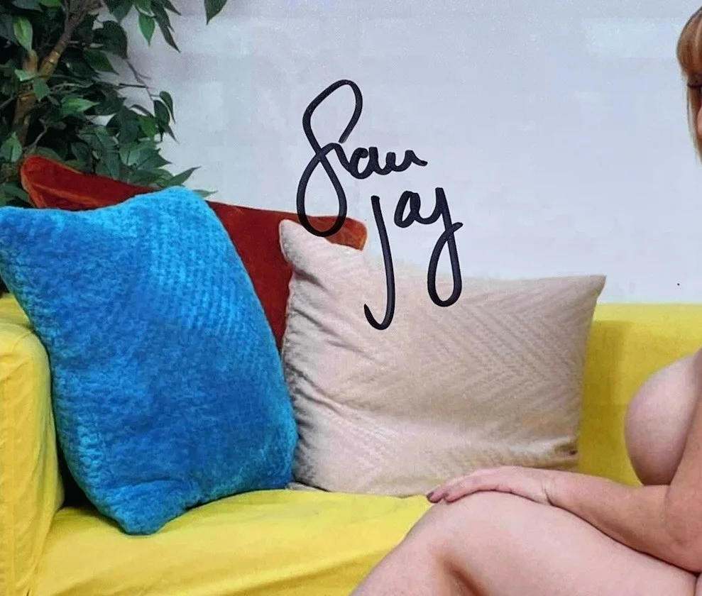Sara Jay — Sara Jay hand signed authentic 8x10 photo Adult star, изображение 2