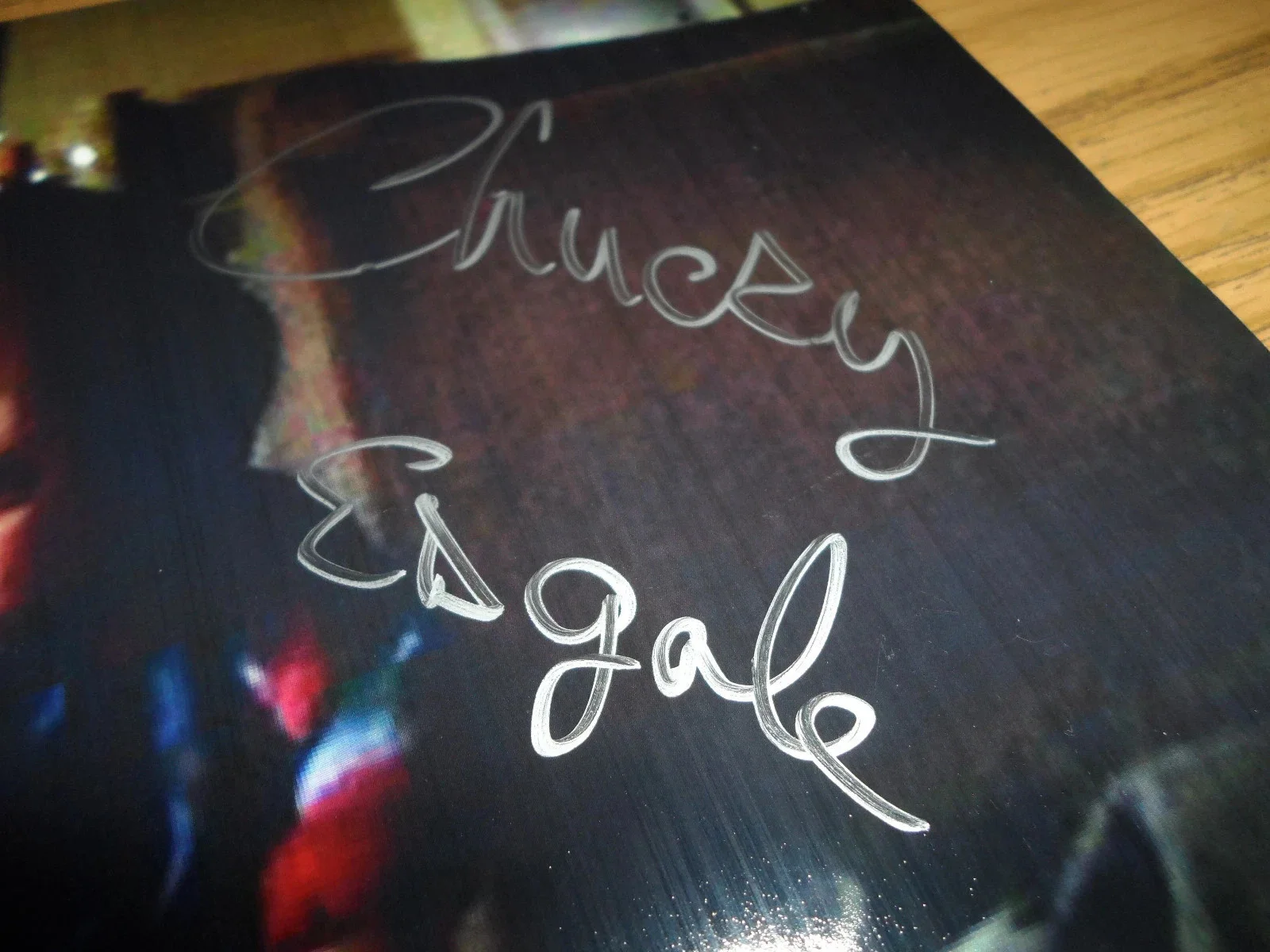 ED GALE — ED GALE (RIP) (CHUCKY) AUTHENTIC AUTOGRAPHED/SIGNED 8X10 PHOTO-CHILD'S PLAY, image 2