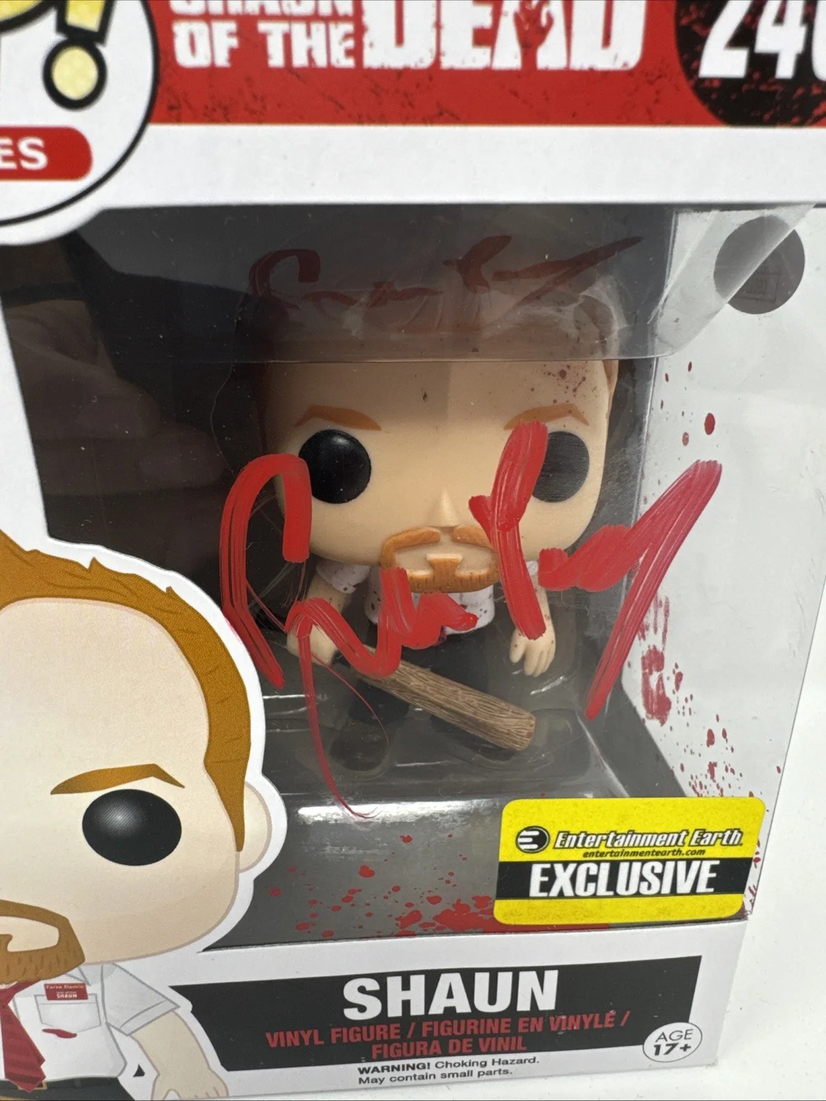 Simon pegg — Shaun Of The Dead Funko Pop Ent Earth Signed Autograph Simon Pegg - JSA CERT, изображение 3