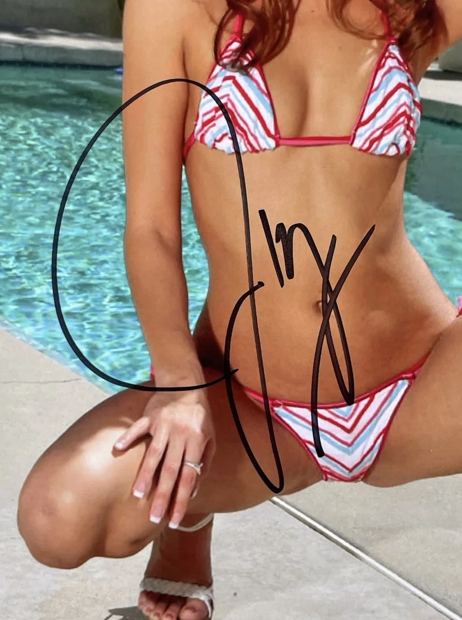 Jenna Haze — Jenna Haze hand signed 8x10 photo Adult star, изображение 2