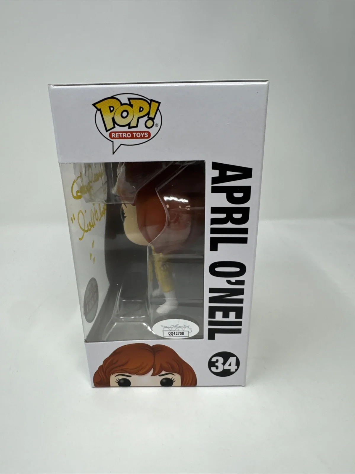 Renee Jacobs — Renee Jacobs signed inscribed Funko Pop Teenage Mutant Ninja Turtles JSA COA, image 3