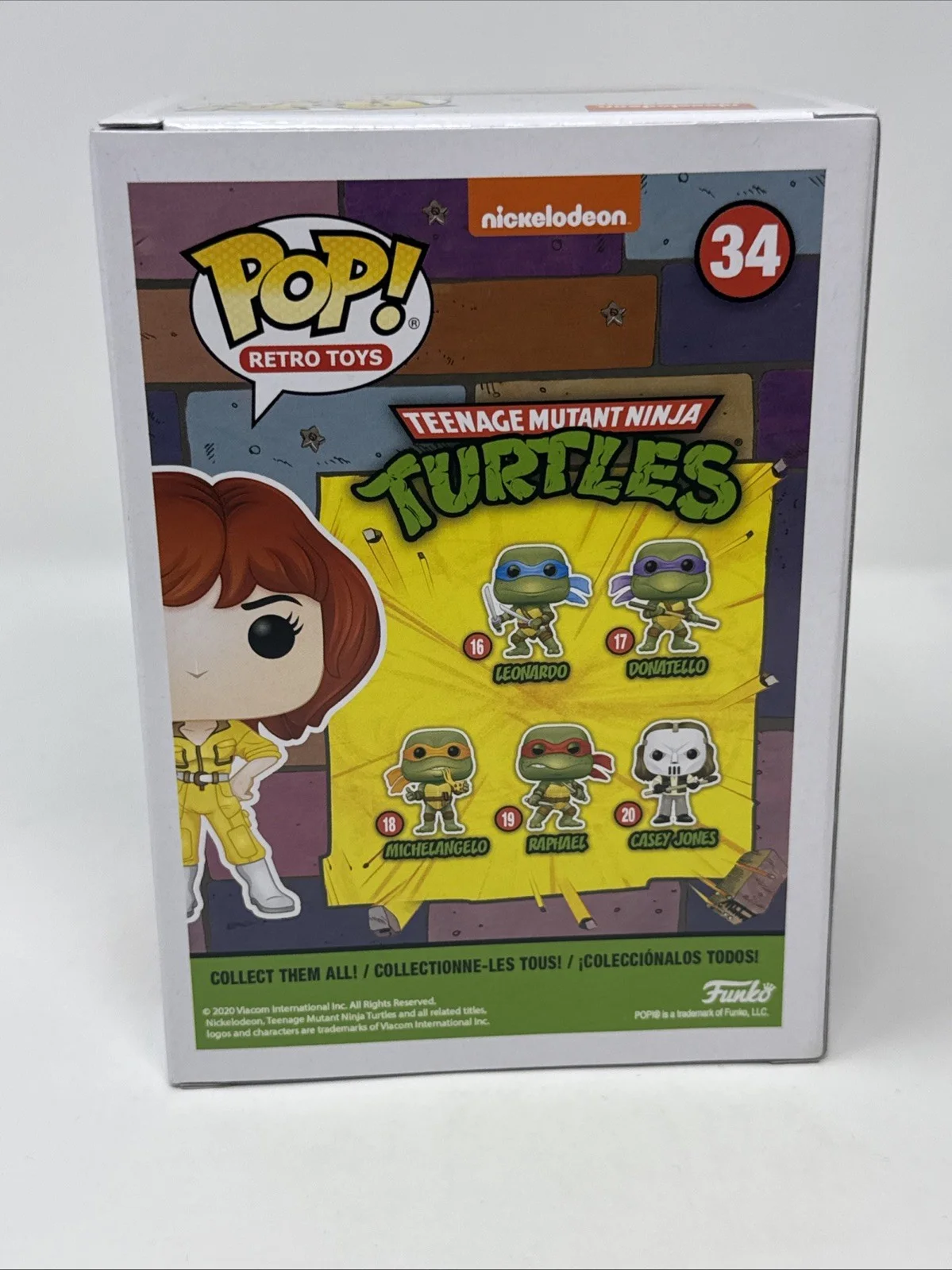Renee Jacobs — Renee Jacobs signed inscribed Funko Pop Teenage Mutant Ninja Turtles JSA COA, image 5
