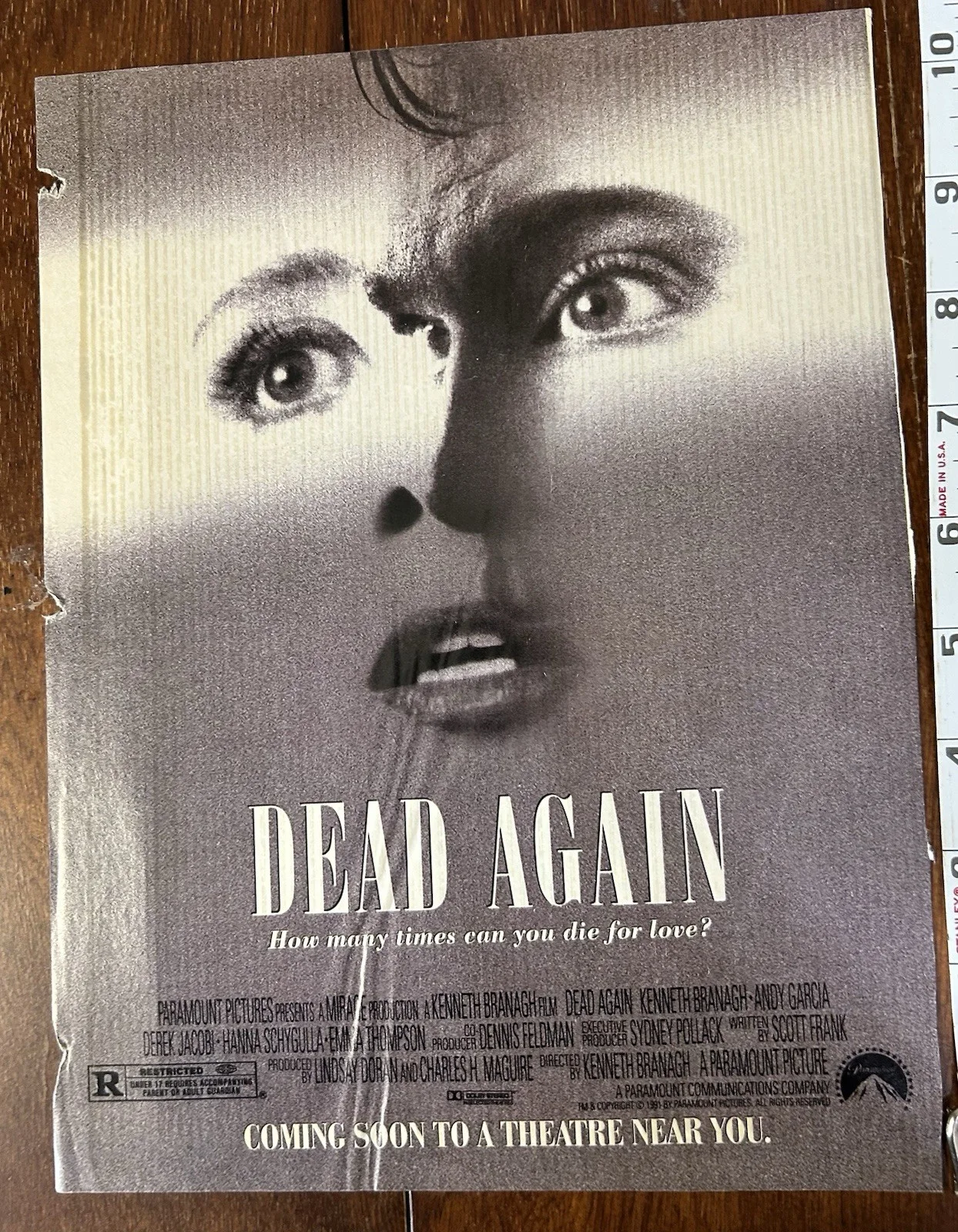 Kathleen Turner — Kathleen Turner Signed Movies Magazine Cover August 1991 Autograph 8x10.5 Auto, изображение 4