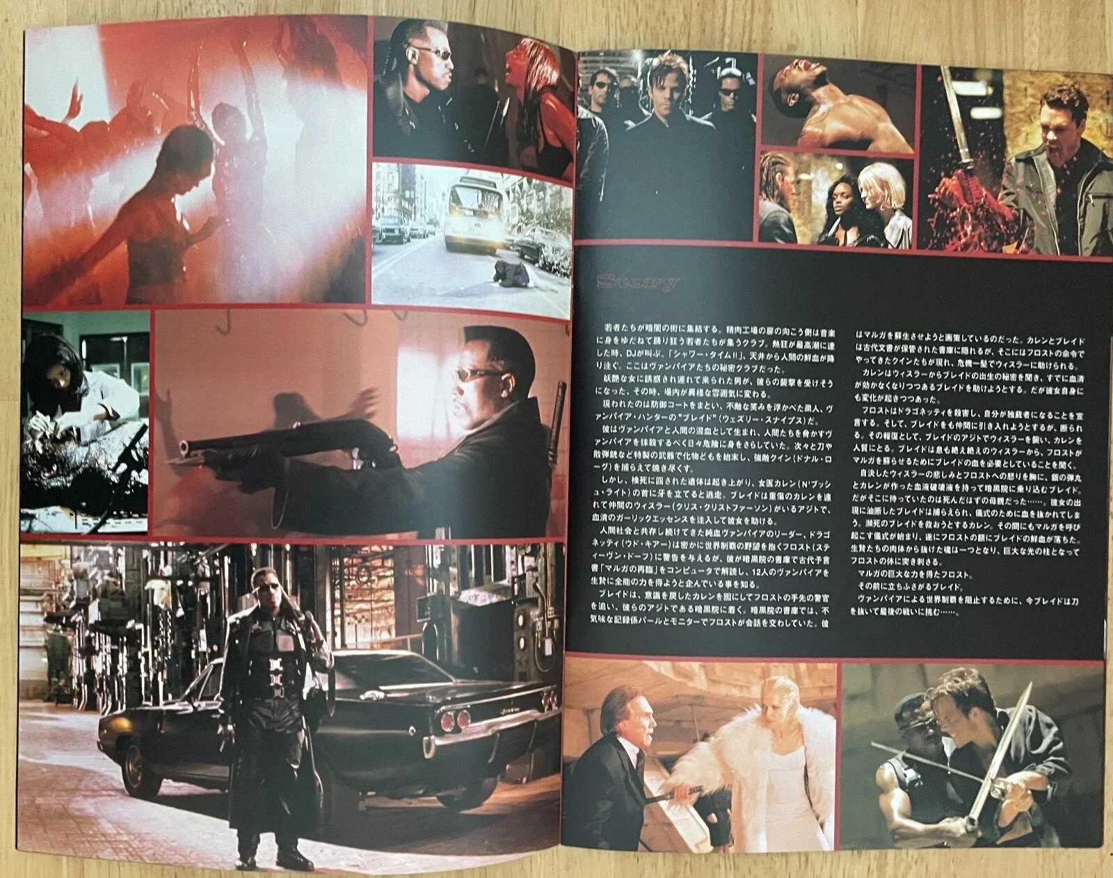 Blade 1998 IMPORT Program Japan Stephen Norrington Wesley Snipes Stephen Dorff, image 3