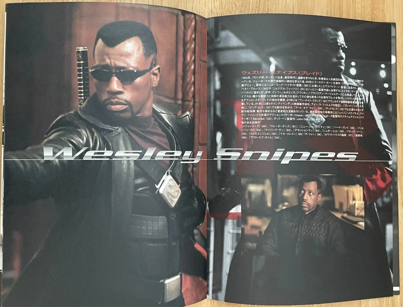 Blade 1998 IMPORT Program Japan Stephen Norrington Wesley Snipes Stephen Dorff, image 4