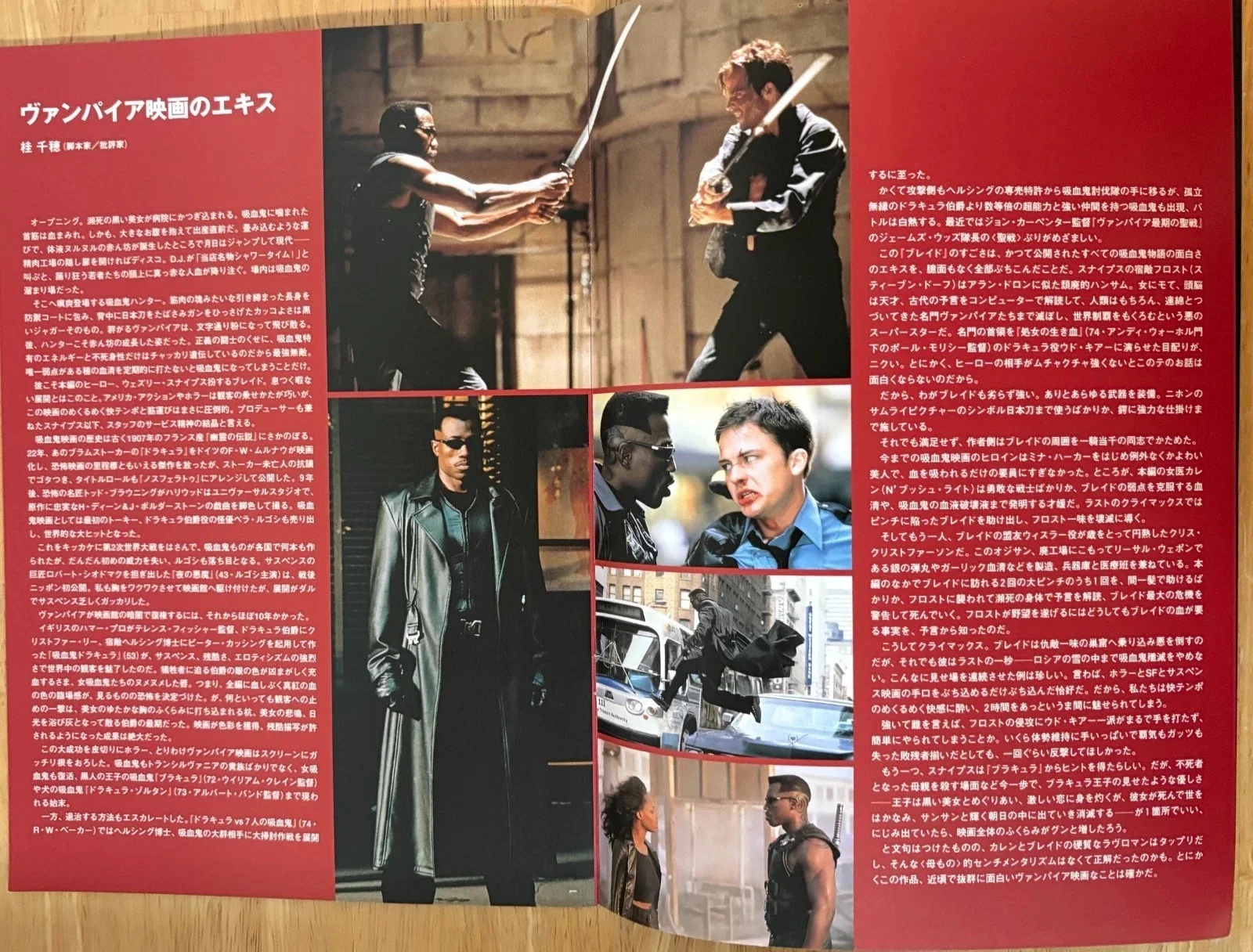 Blade 1998 IMPORT Program Japan Stephen Norrington Wesley Snipes Stephen Dorff, image 5
