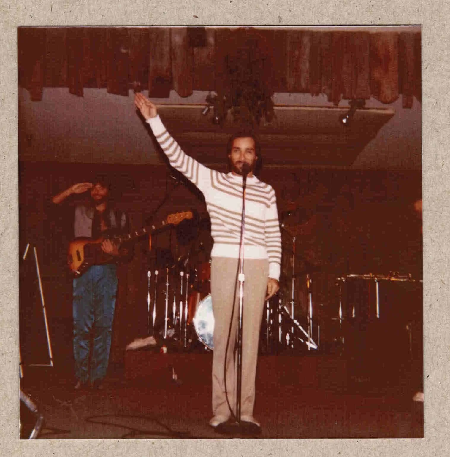 1984 Lee Greenwood Signed Autograph w/Fan Taken 3.5 x 3.5 OOAK Photo Ticket VTG, изображение 3