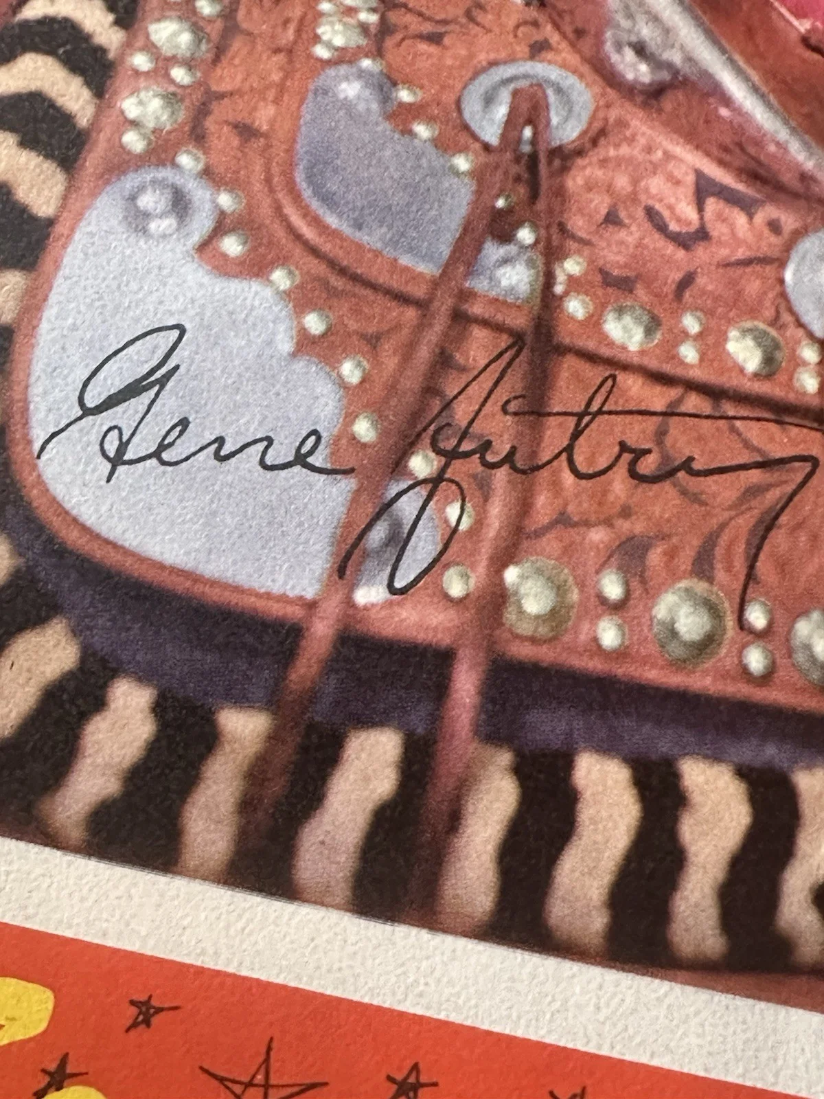 Gene Autry — Gene Autry Signed Original Vintage 1950s Show Program Autographed, image 2