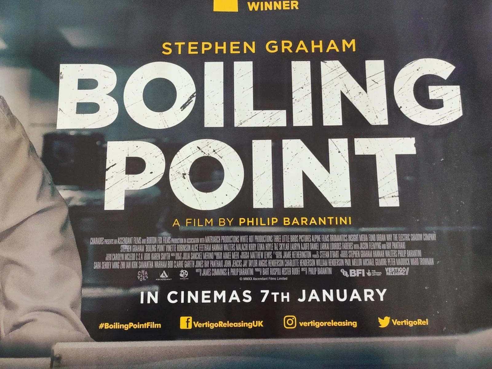 Boiling Point (2021) Original UK Quad Cinema Poster - Stephen Graham, image 4