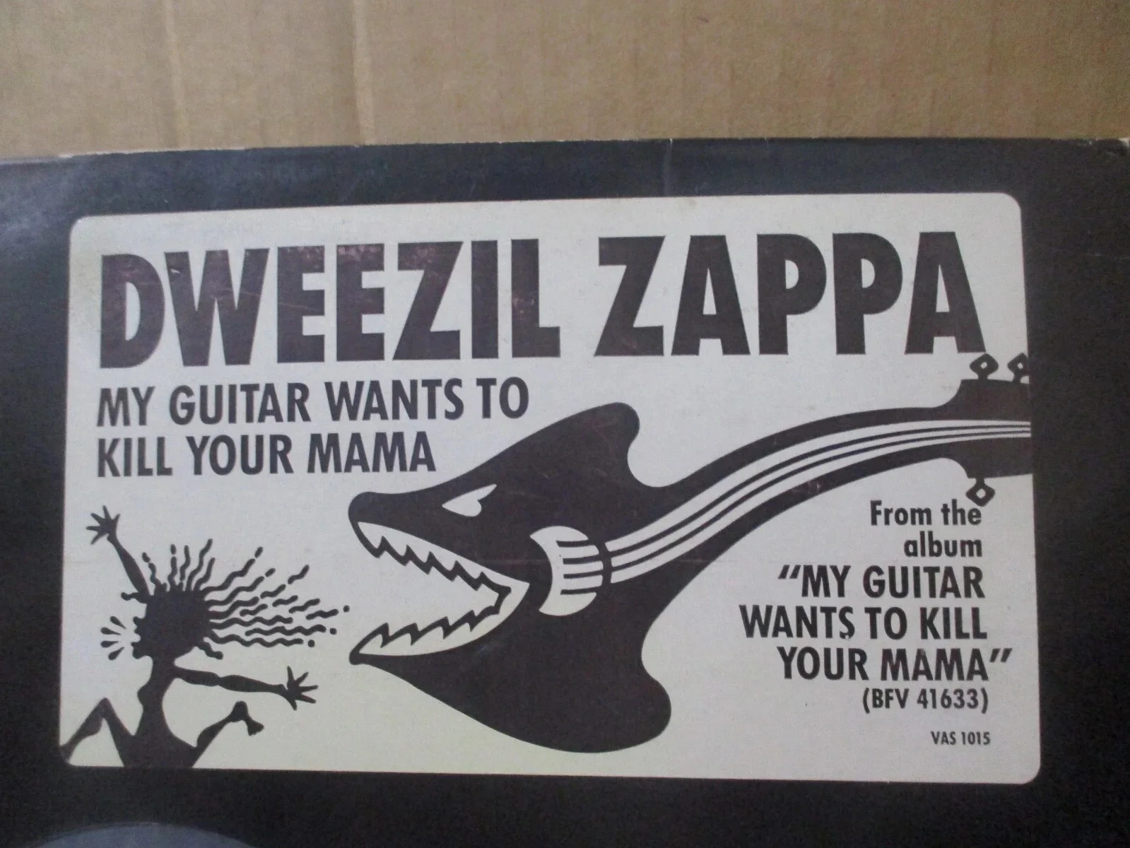 DWEEZIL ZAPPA AUTHENTIC SIGNED/AUTOGRAPHED PROMO VINYL RECORD 12" --FRANK ZAPPA, изображение 3