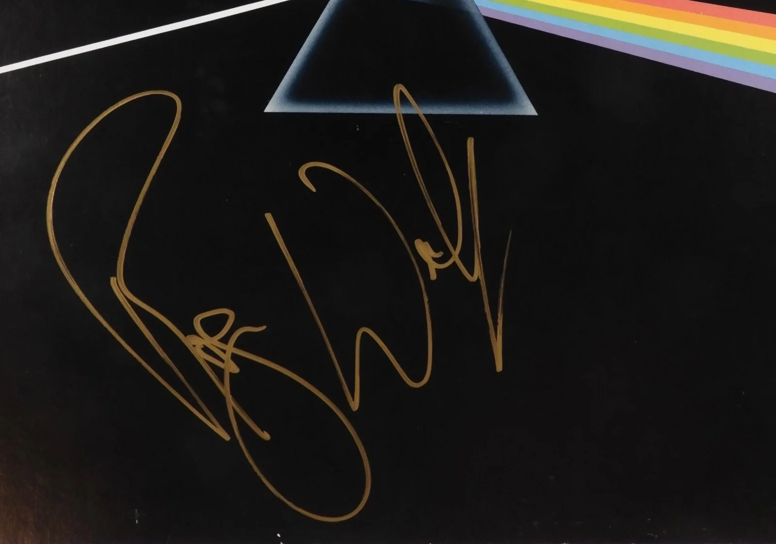 Pink Floyd Roger Waters Dark Side Of The Moon JSA Signed Autograph Record Vinyl, image 2
