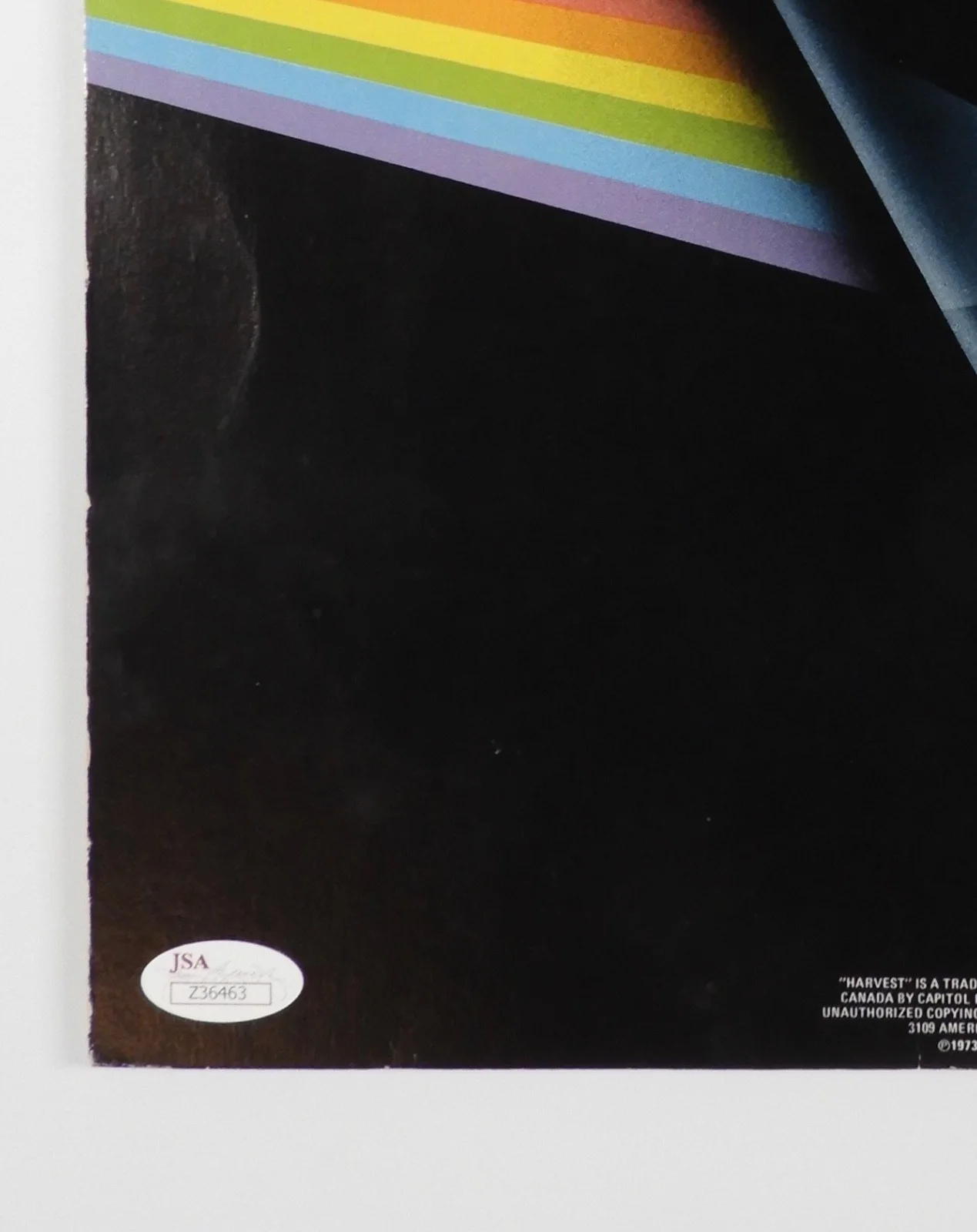 Pink Floyd Roger Waters Dark Side Of The Moon JSA Signed Autograph Record Vinyl, image 3