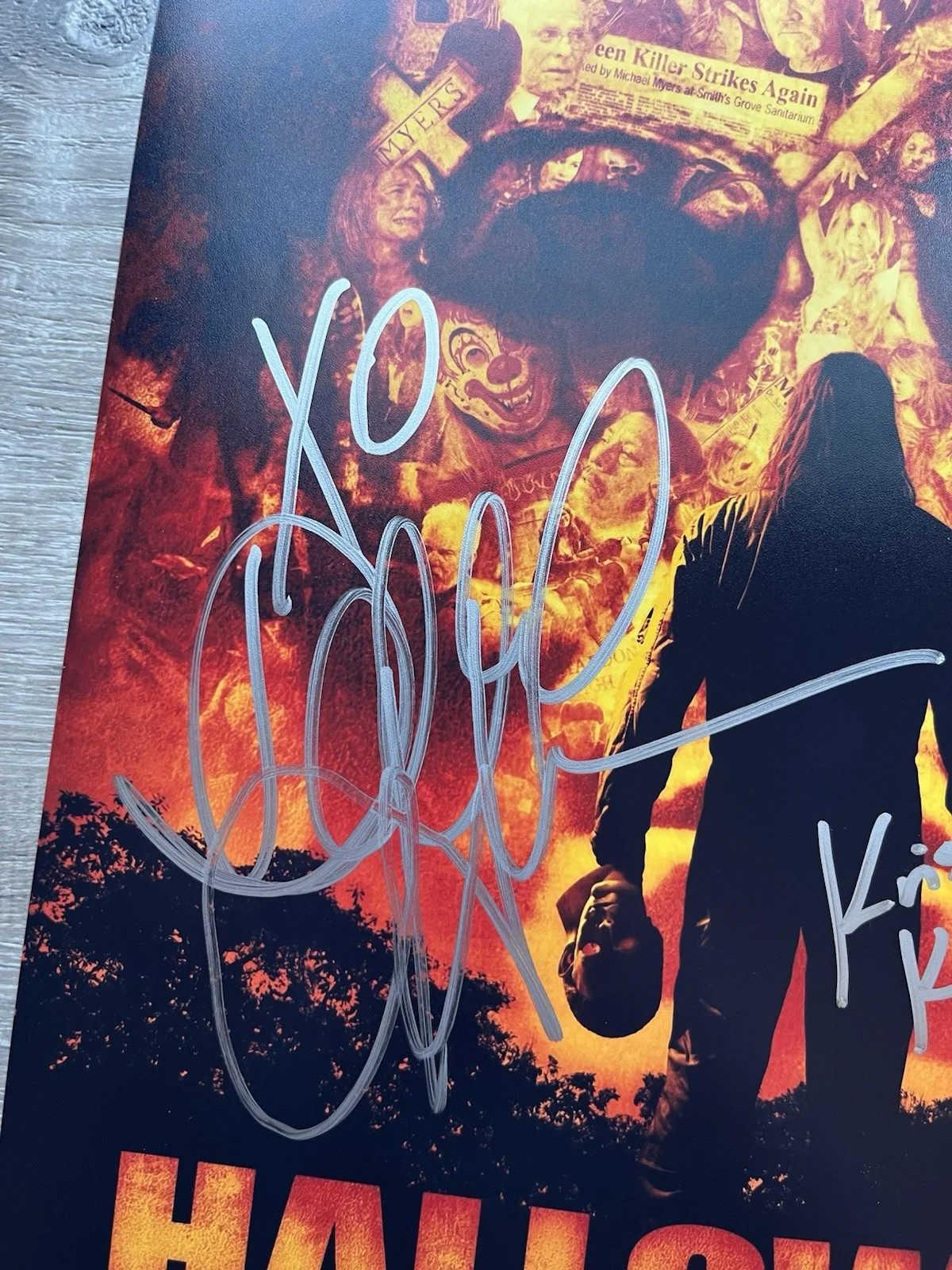 Scout Taylor Compton Danielle Harris Kristina Klebe Signed Halloween 11x17 Photo, изображение 4
