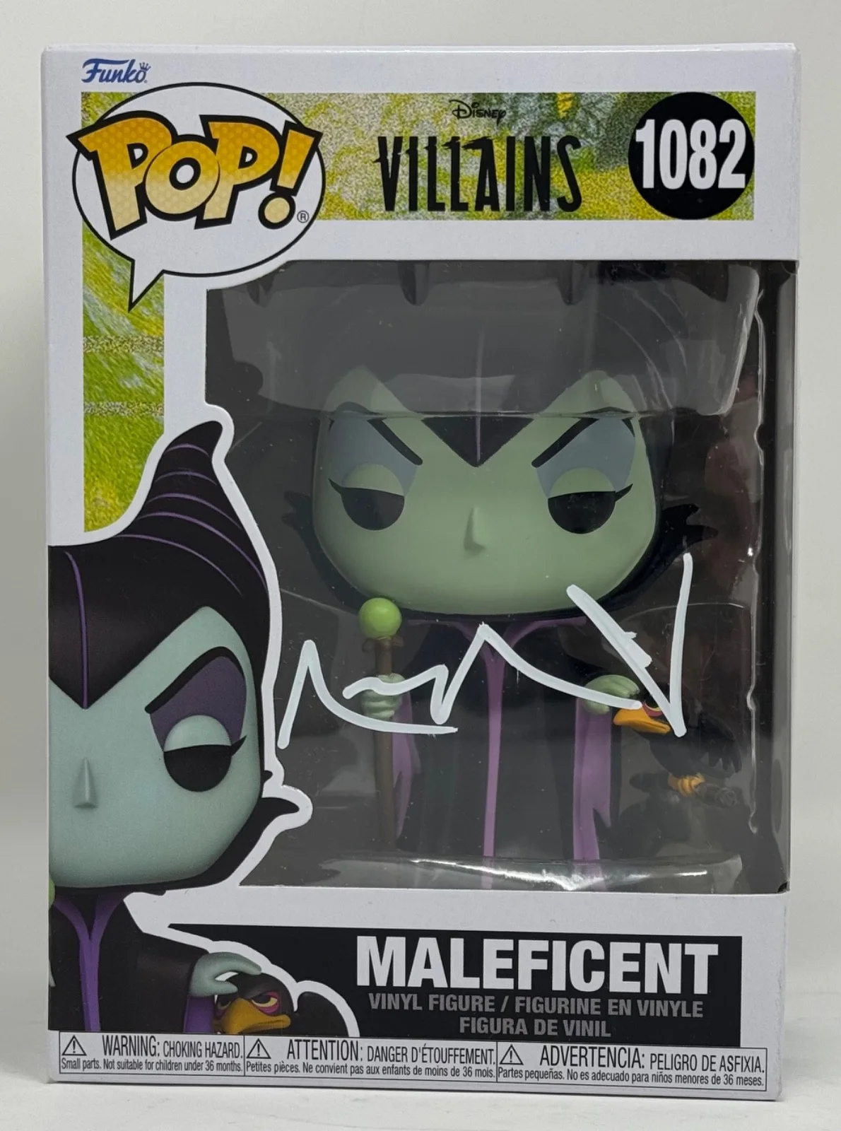 Angelina Jolie — Angelina Jolie Signed Autograph Maleficent Funko Pop Disney Villians #1082 JSA, изображение 2