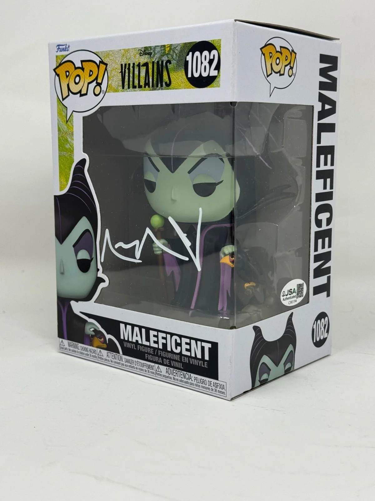 Angelina Jolie — Angelina Jolie Signed Autograph Maleficent Funko Pop Disney Villians #1082 JSA, изображение 4